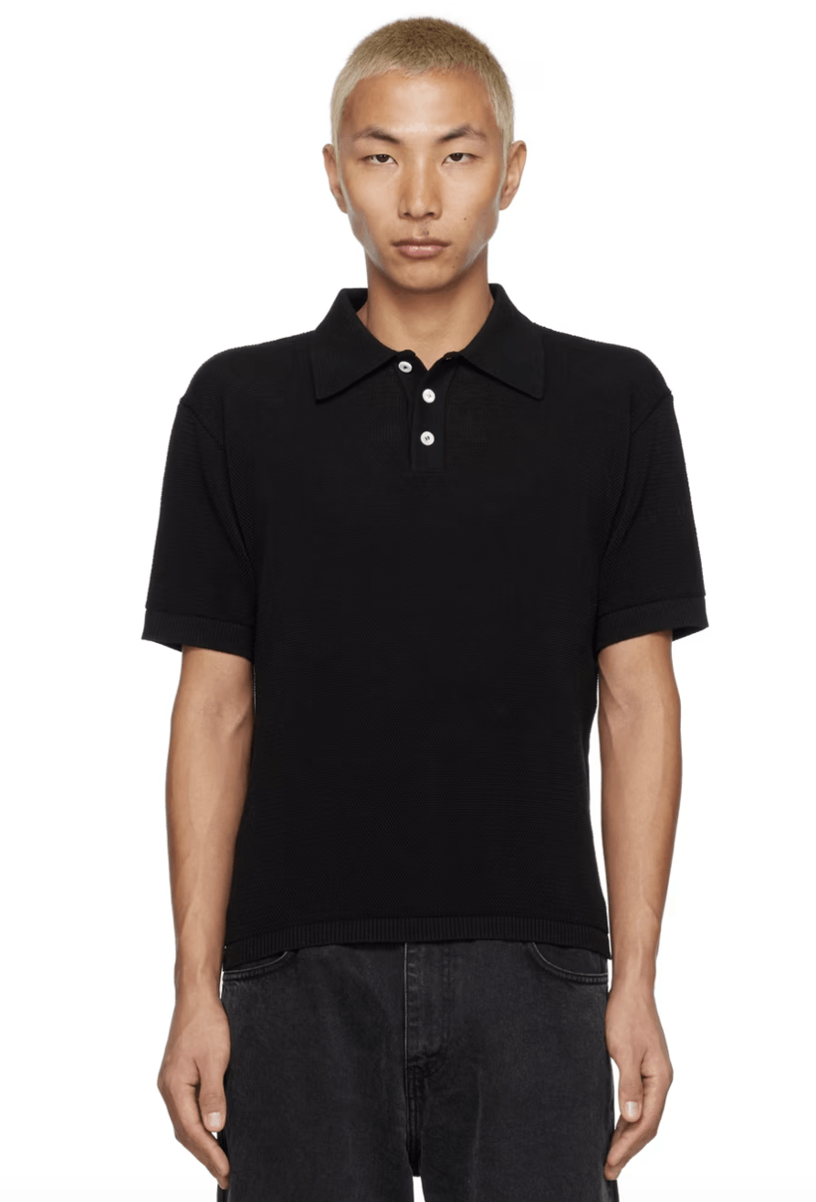 SSENSE × Second/Layer SSENSE Exclusive Black Polo Size US M / EU 48-50 / 2 - 1 Thumbnail