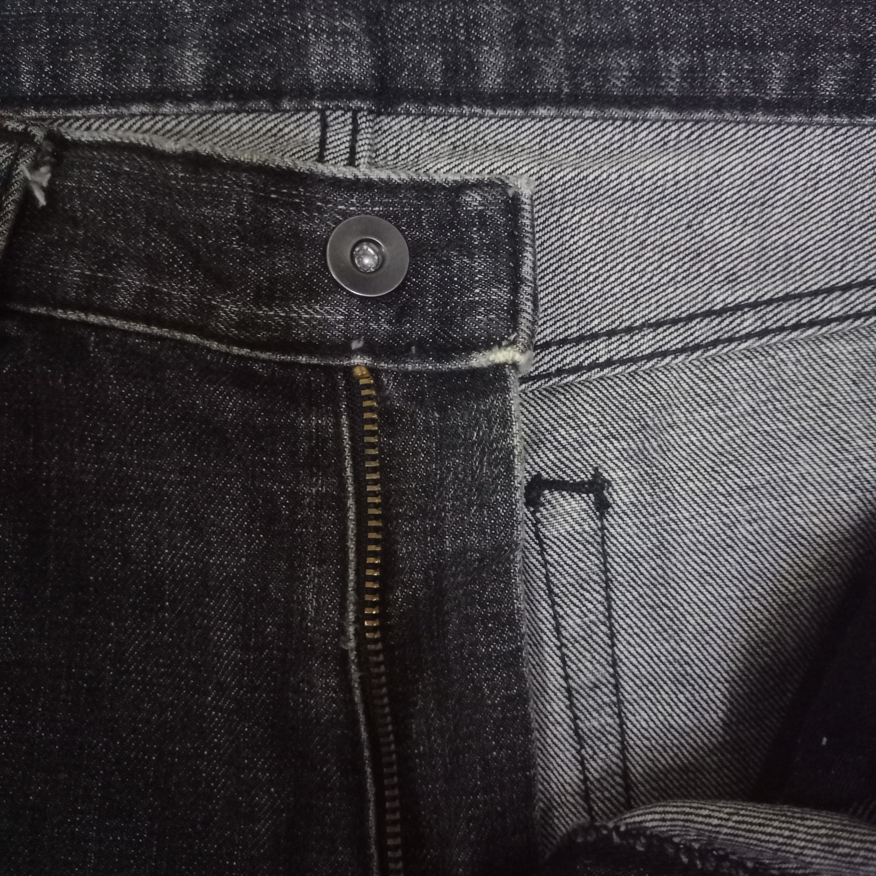 Japanese Brand × Uniqlo Vintage 90s Japanese Uniqlo Distressed Baggy Jeans Size US 32 / EU 48 - 3 Thumbnail
