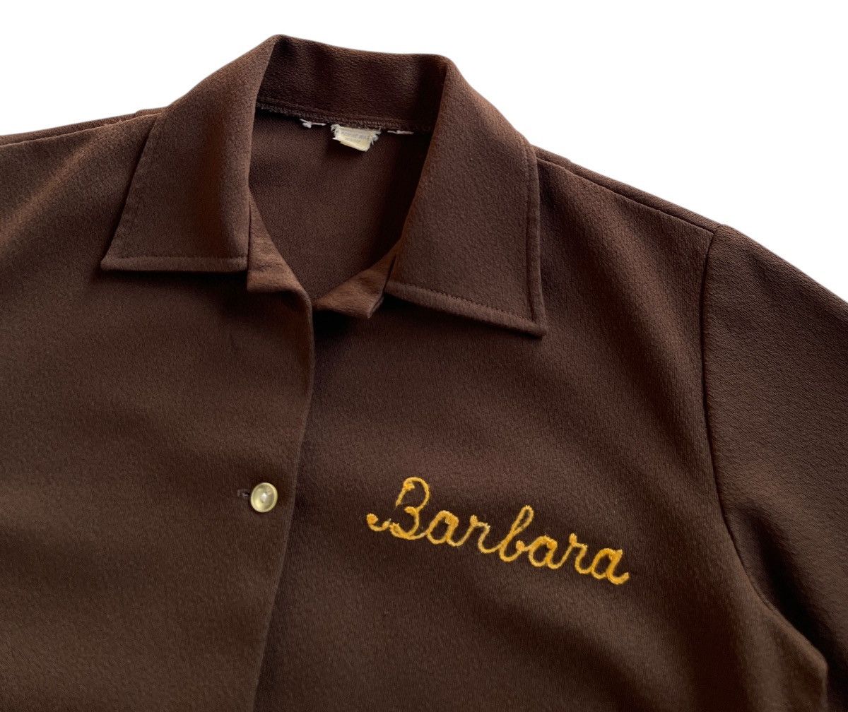 Vintage 70s Hilton Bowling Shirt "Mahalak Frontier Lanes Coach" Size S / US 4 / IT 40 - 4 Thumbnail