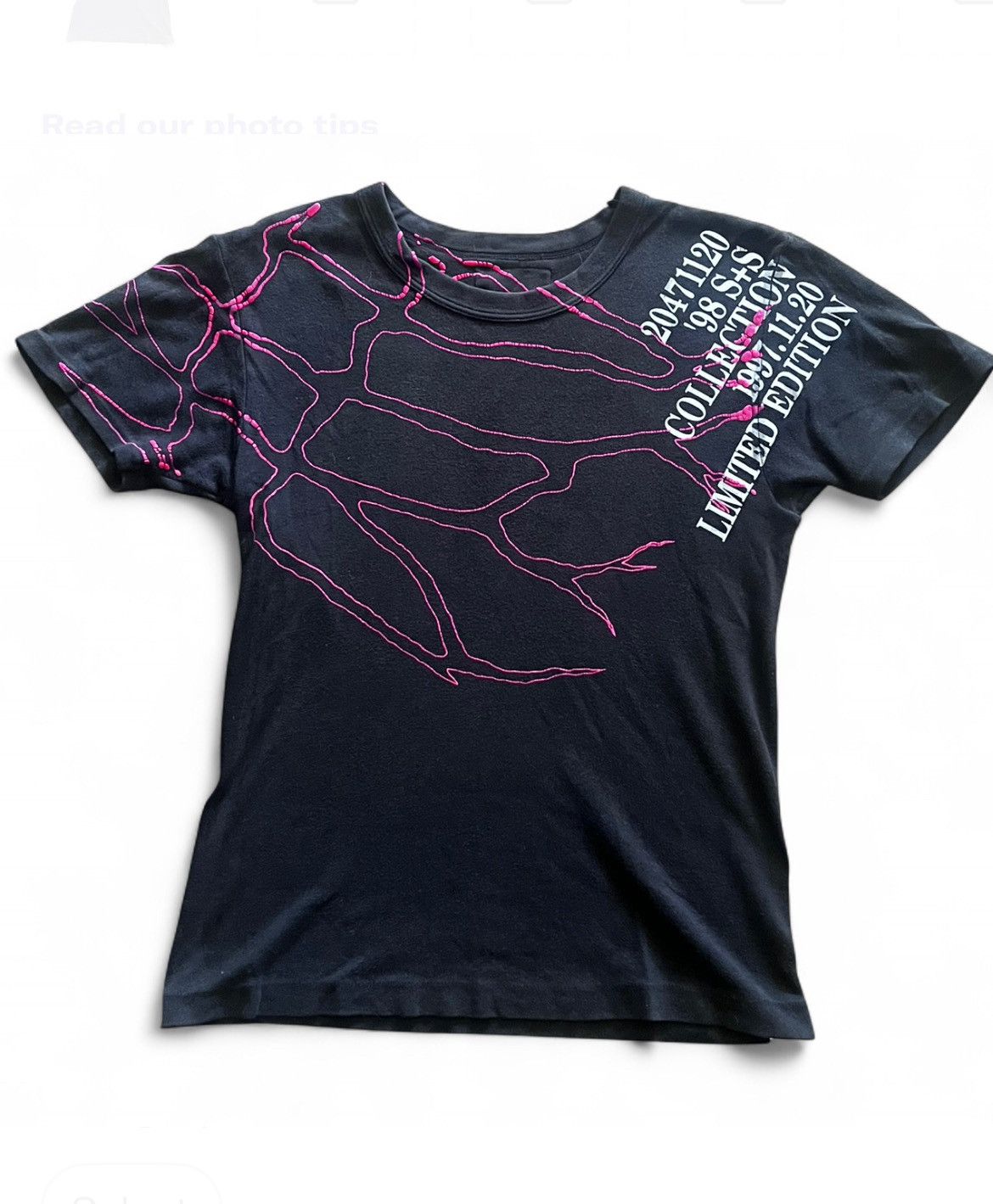 20471120 Tシャツ 98S+S COLLECTION 98 20471120 s+s collection limited edition “veins” tee shirt