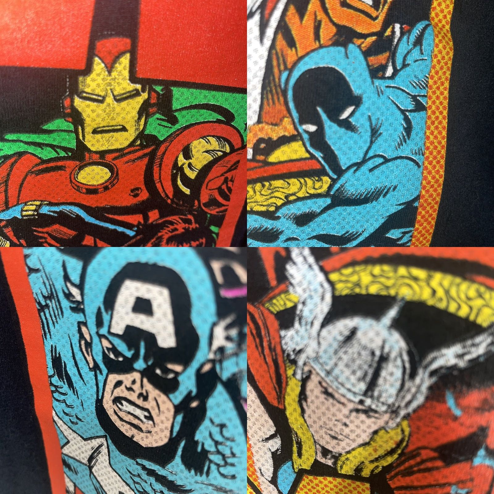 Vintage VINTAGE Marvel Group Graphic Shirt Men 2XL Black Crew Neck Short Sleeve Cotton RN#86947 Size US XXL / EU 58 / 5 - 9 Thumbnail