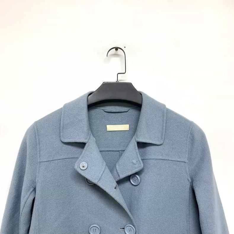Max Mara Max Mara Haze Blue Coat Size S / US 4 / IT 40 - 3 Thumbnail