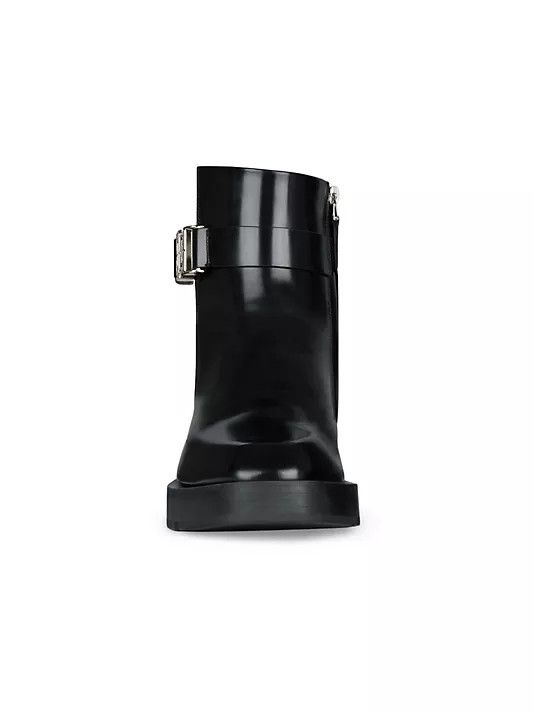 Givenchy o1w1db10325 Squared Buckle Ankle Boot in Black Size US 8 / EU 41 - 2 Thumbnail