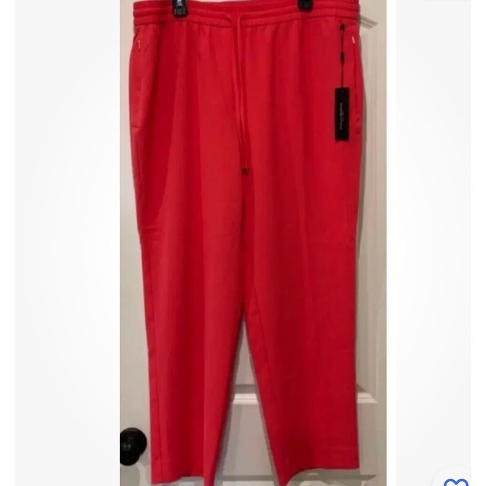 Donna Karan Donna Karan New York Drawstring Trouser Size XL Pink Size 36" / US 14 / IT 50 - 7 Thumbnail