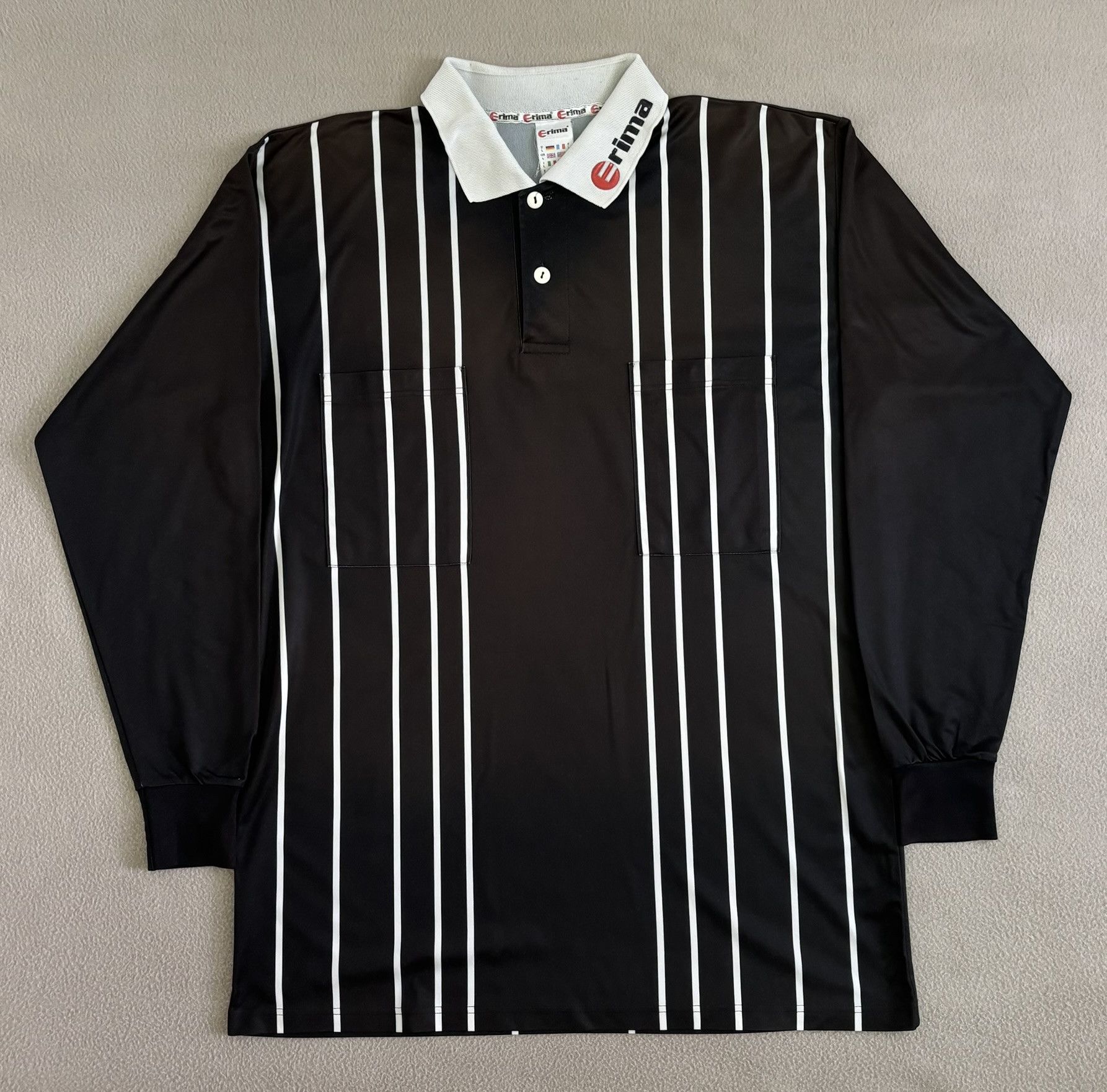 Erima Erima Referee T-shirt vintage 90s large Size US L / EU 52-54 / 3 - 5 Thumbnail