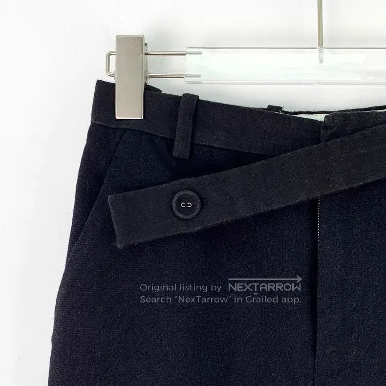 Louis Vuitton Louis Vuitton Black Linen Wool Mixed Straight Leg Shorts Size US 34 / EU 50 - 3 Thumbnail