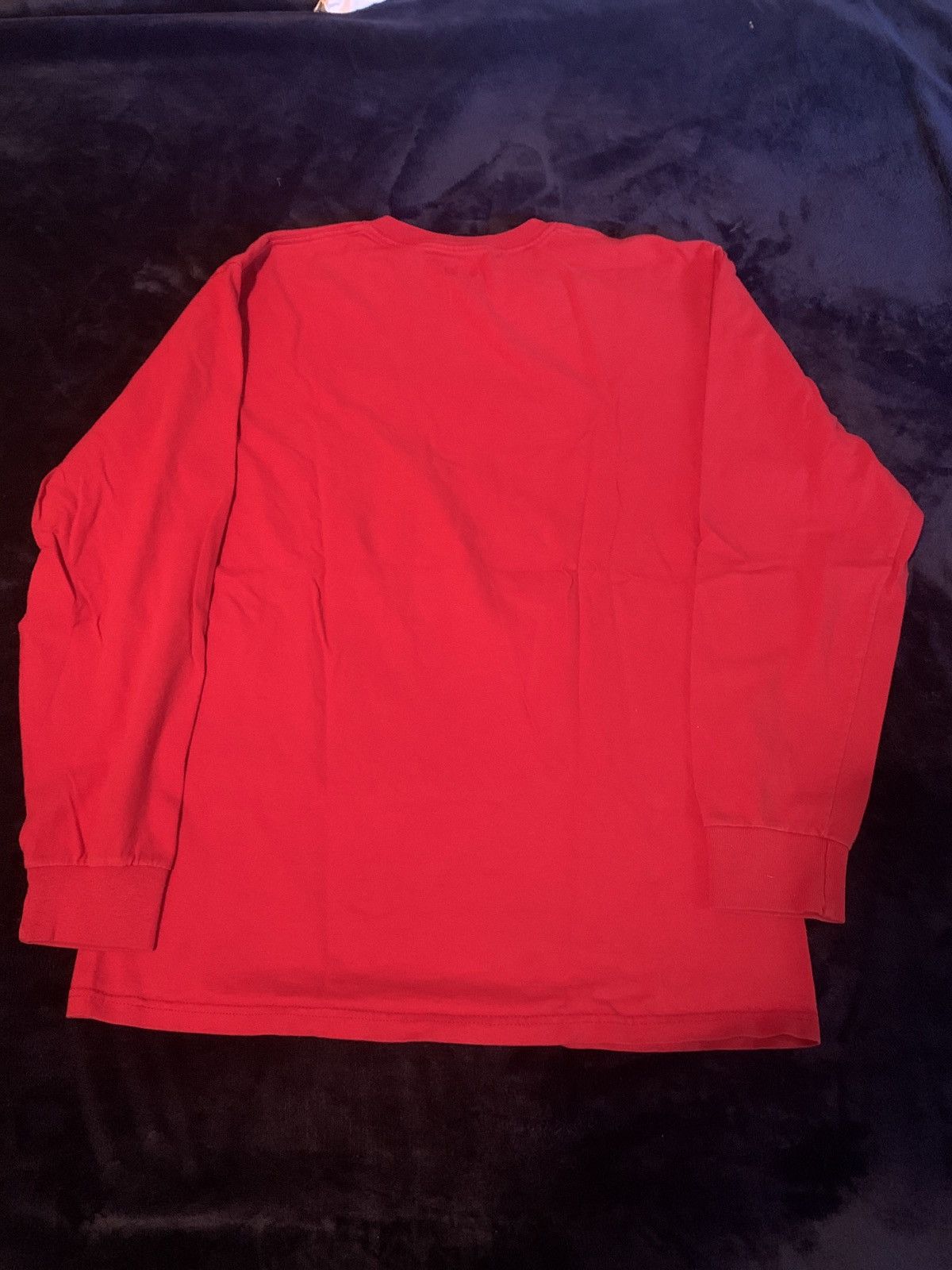 Jerzees × Vintage Herders Red Longsleeve Sweater Casual Streetwear Fashion Y2K Size US S / EU 44-46 / 1 - 1 Thumbnail
