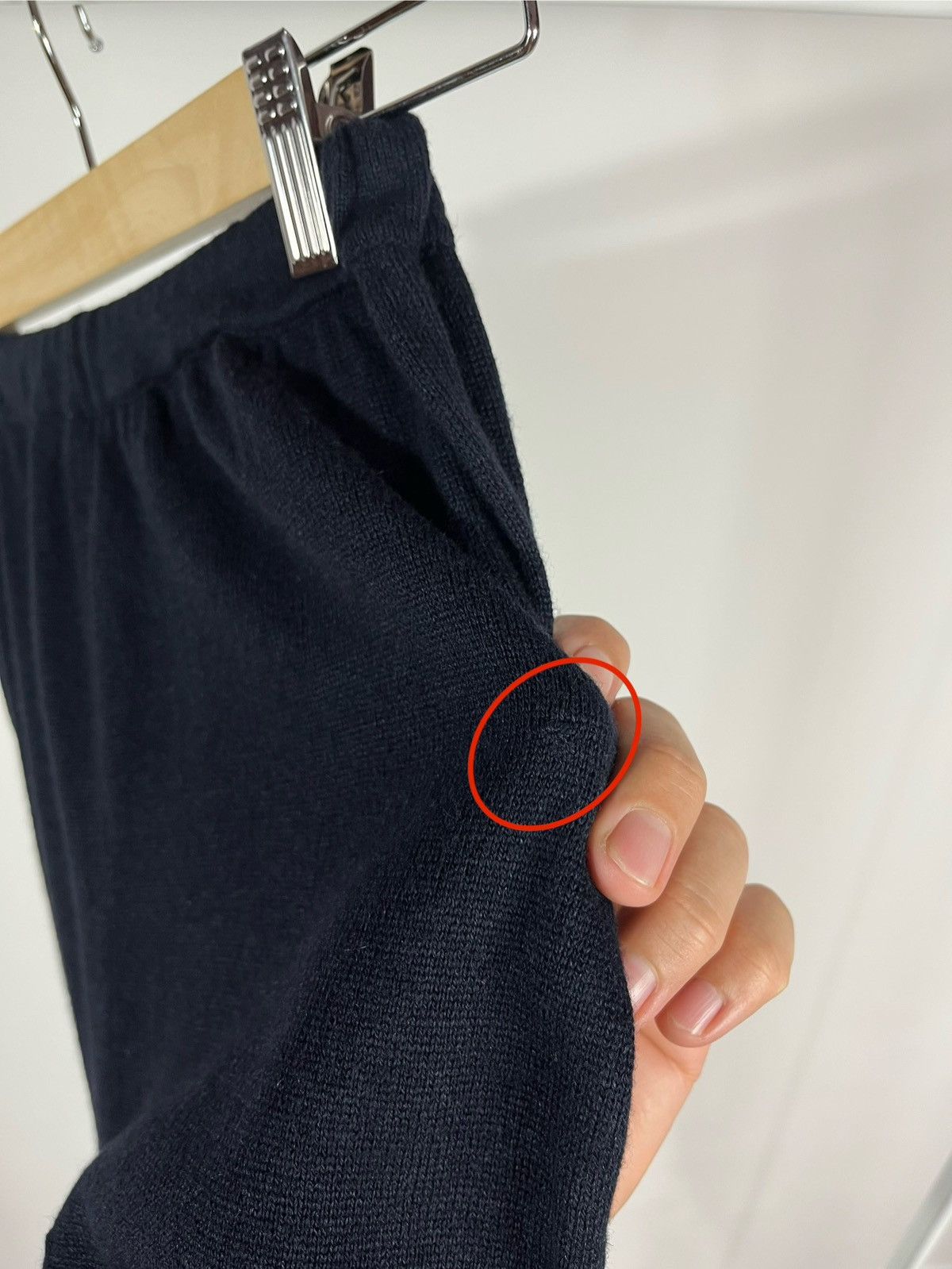 Brunello Cucinelli Brunello Cucinelli Women’s Dark Navy Wool Silk Angora Pants Size 32" / US 10 / IT 46 - 14 Thumbnail
