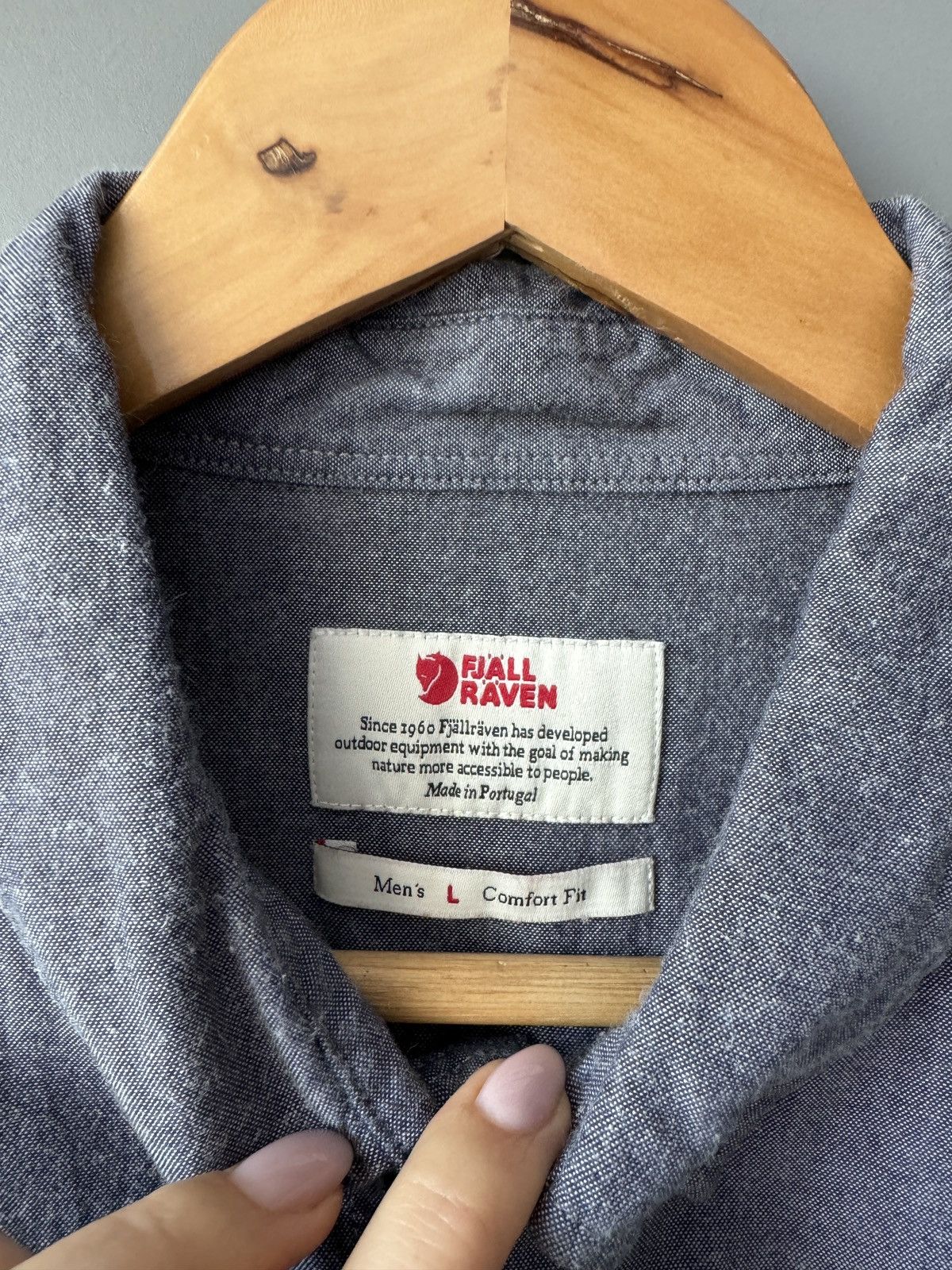 Fjallraven Fjallraven Ovik Chambray Button Up Shirt Outdoor Life Size US L / EU 52-54 / 3 - 4 Thumbnail