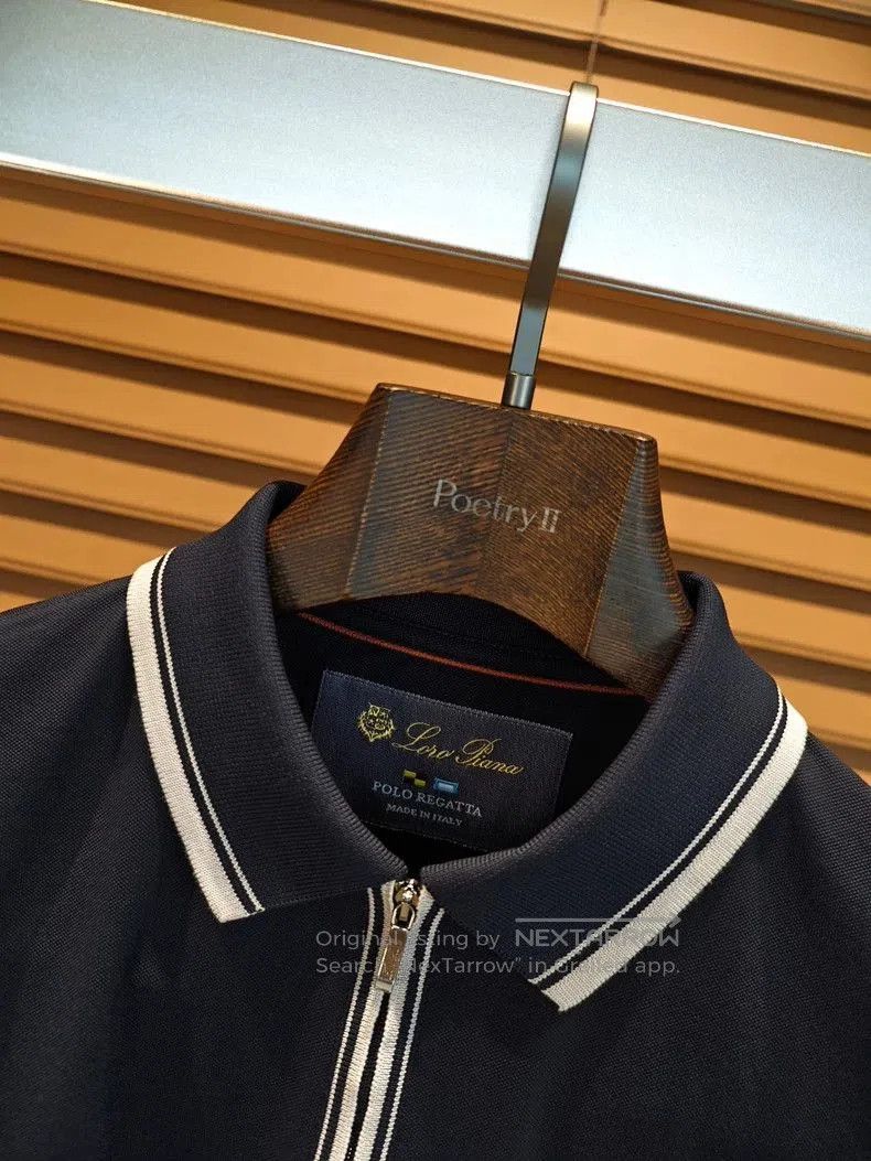Loro Piana Loro Piana Zip Regatta Men's Polo. Size US M / EU 48-50 / 2 - 2 Thumbnail