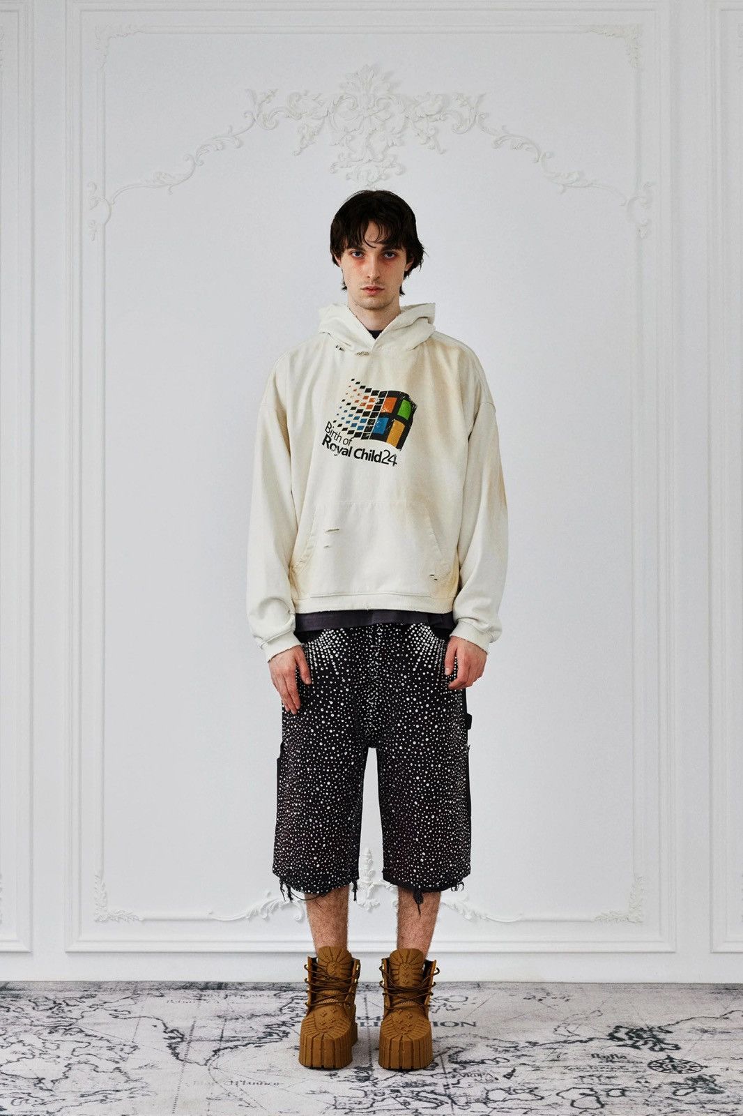 Birth of Royal Child Birth of Royal Child “Windows 24” Retro Distressed Hoodie Size US L / EU 52-54 / 3 - 1 Thumbnail