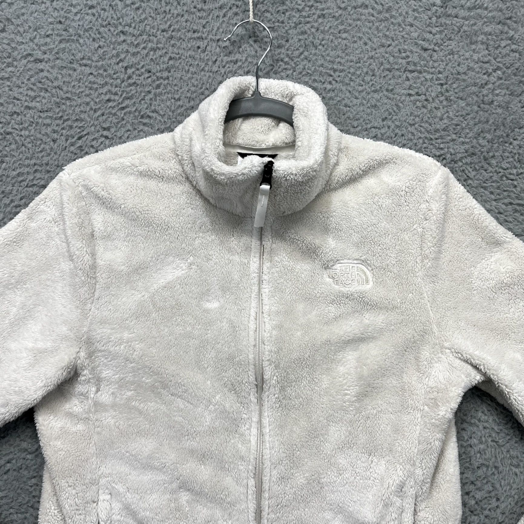 The North Face The North Face Jacket Womens Medium White Fleece Deep Pile Plush Full Zip Size M / US 6-8 / IT 42-44 - 4 Thumbnail