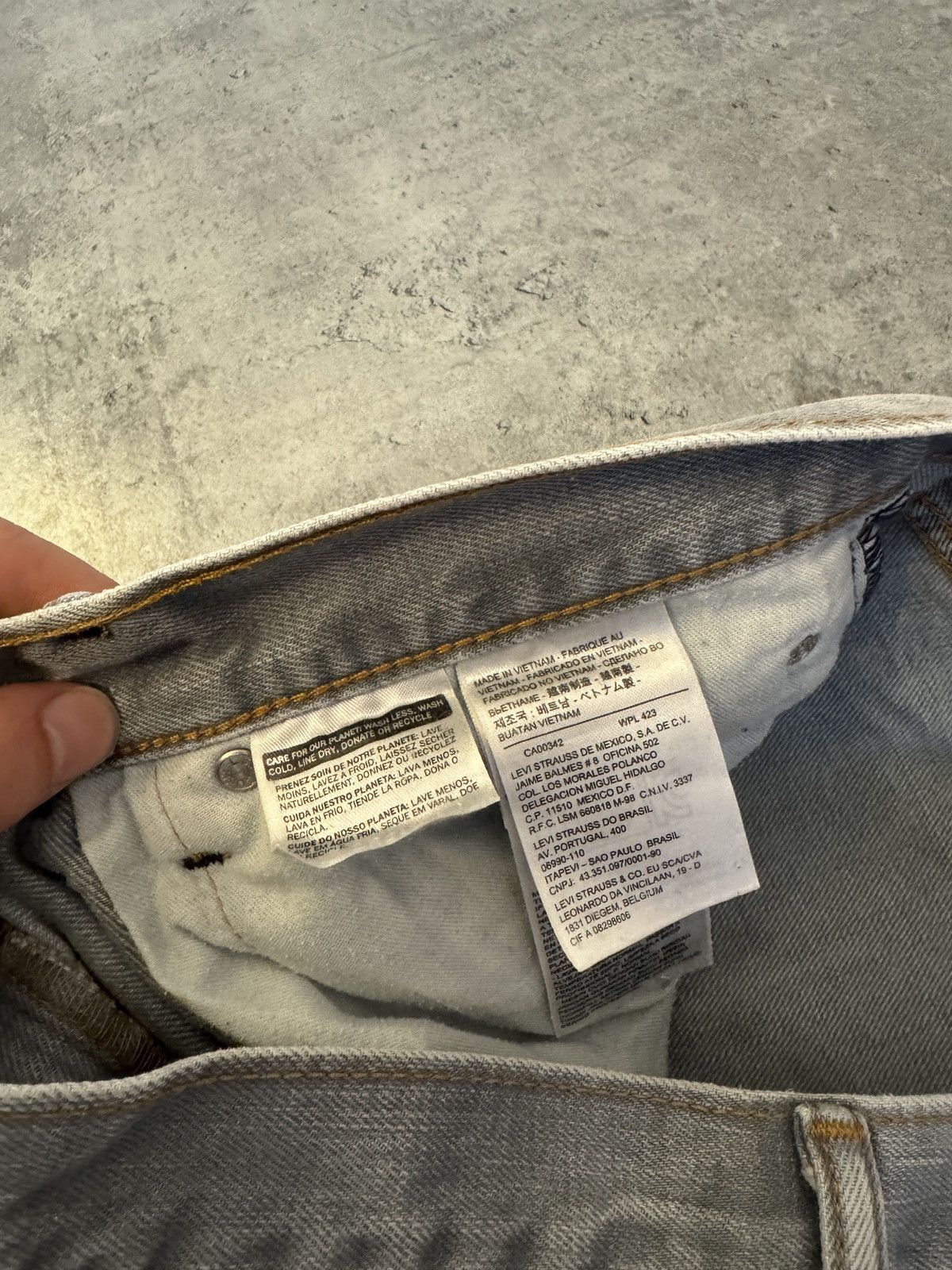 Levi's × Vintage Levi’s 511 baggy jeans denim grey vintage rap skate logo y2k Size US 34 / EU 50 - 7 Thumbnail