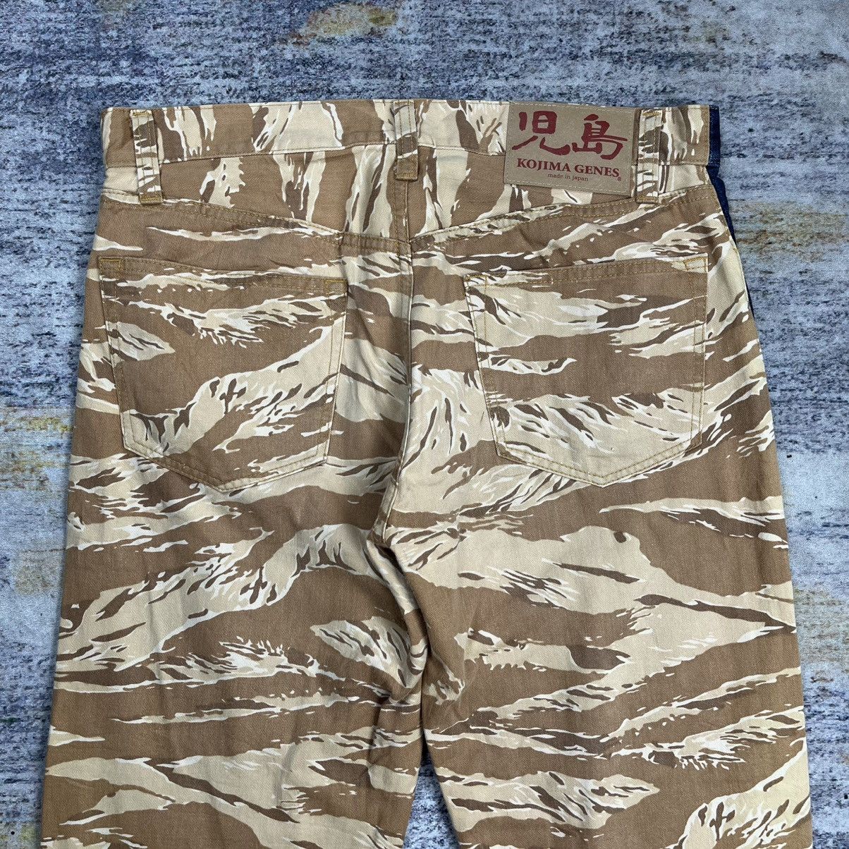 KOJIMA GENES Kojima genes tiger stripe hybrid denim pants Size US 34 / EU 50 - 5 Thumbnail