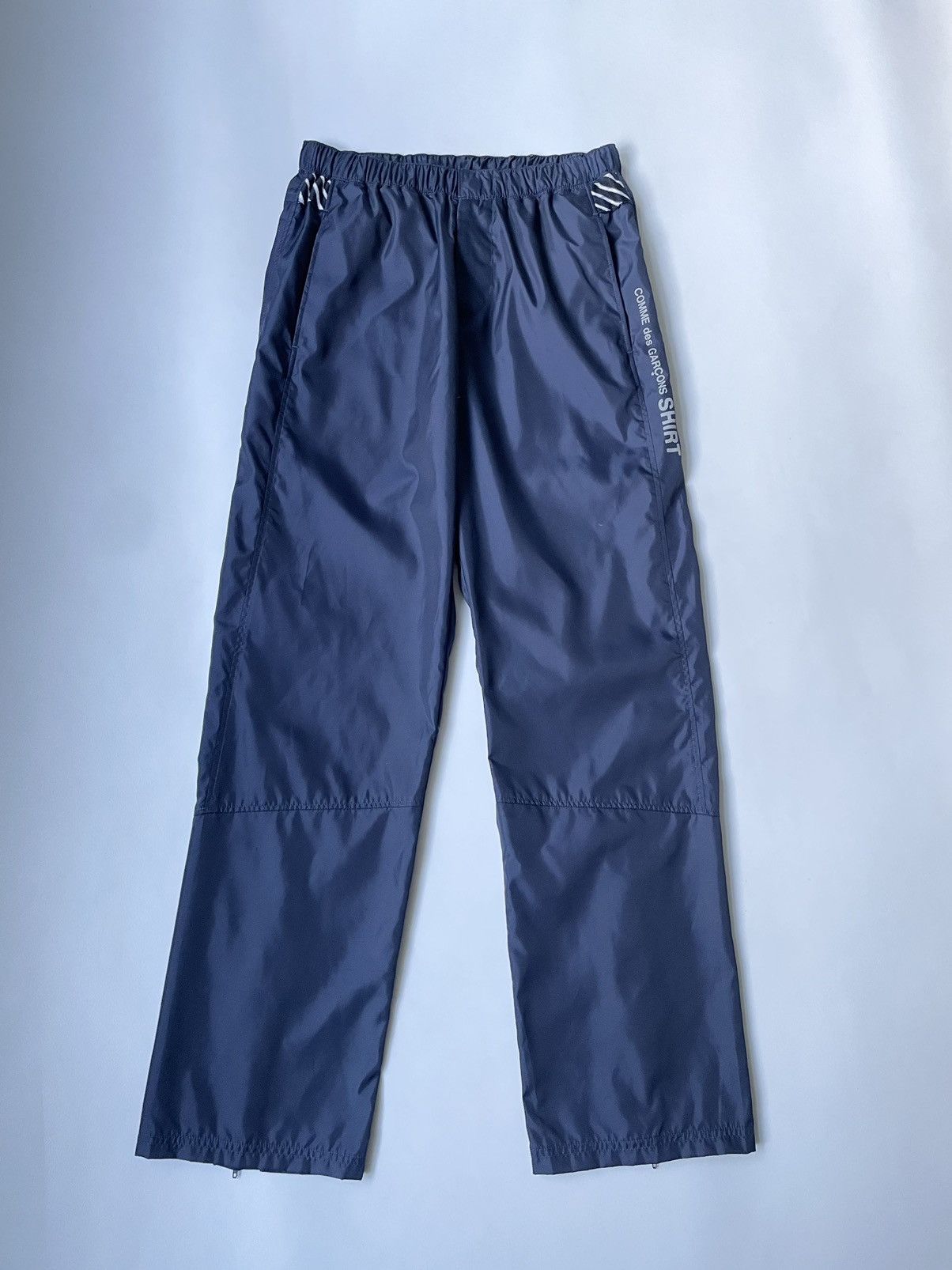 Comme des Garcons Blue Nylon Tech Trousers Size US 32 / EU 48 - 1 Thumbnail