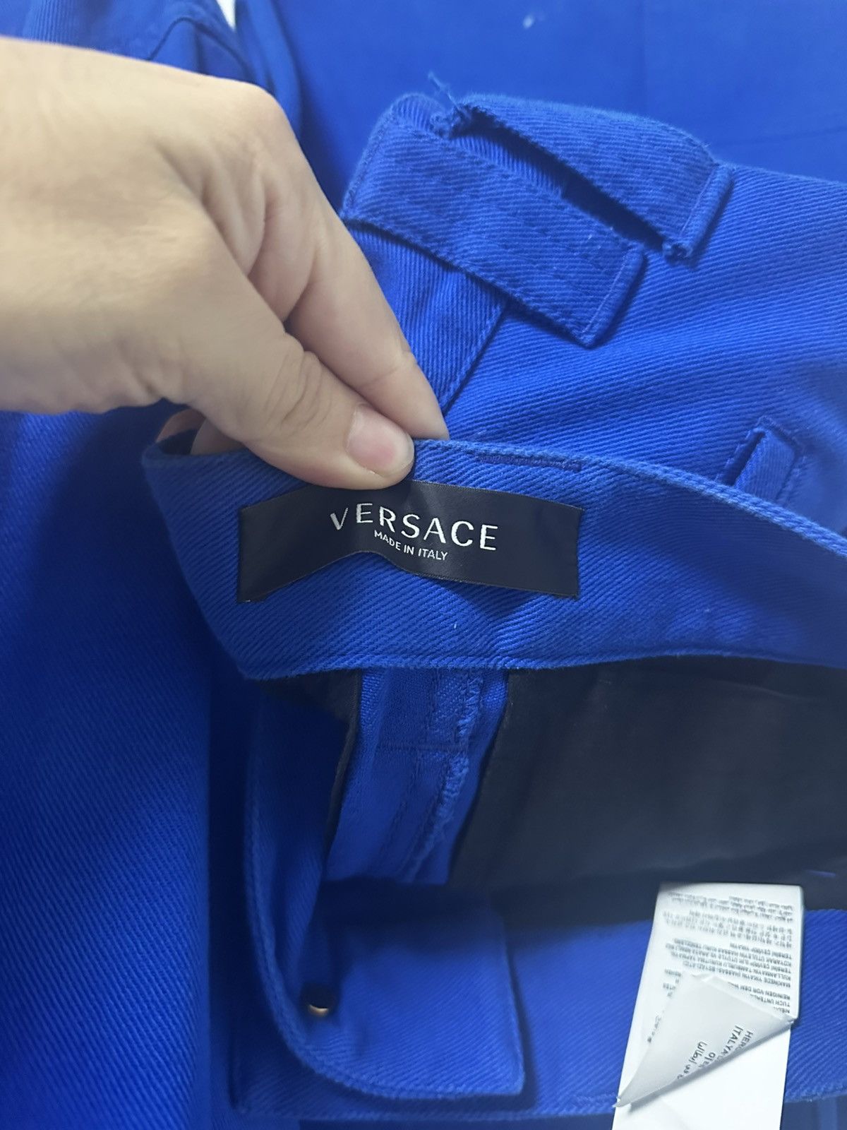 Versace Versace Blue Workwear Suit Size 46R - 12 Thumbnail