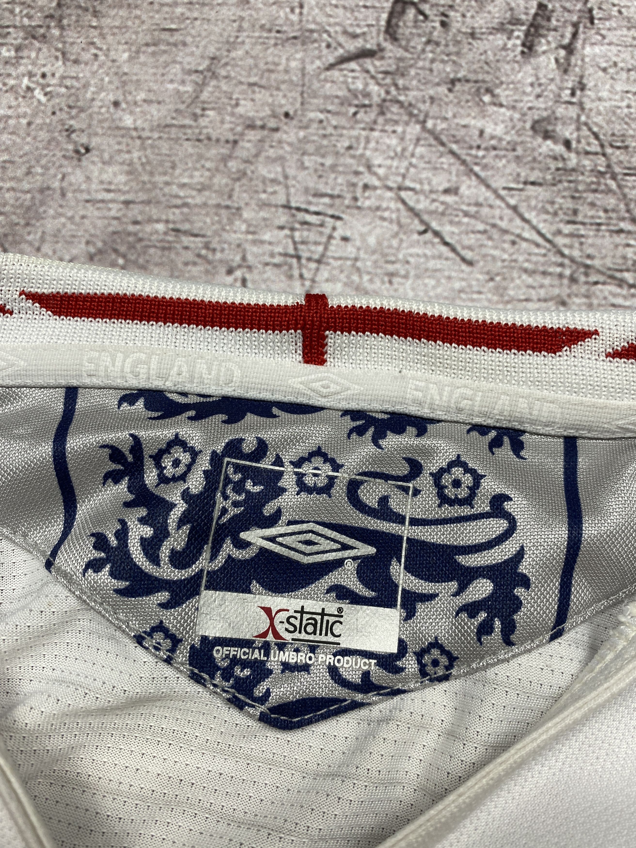 Umbro × Vintage Umbro England Vintage Mens Soccer Jersey T-Shirt Size US M / EU 48-50 / 2 - 5 Thumbnail