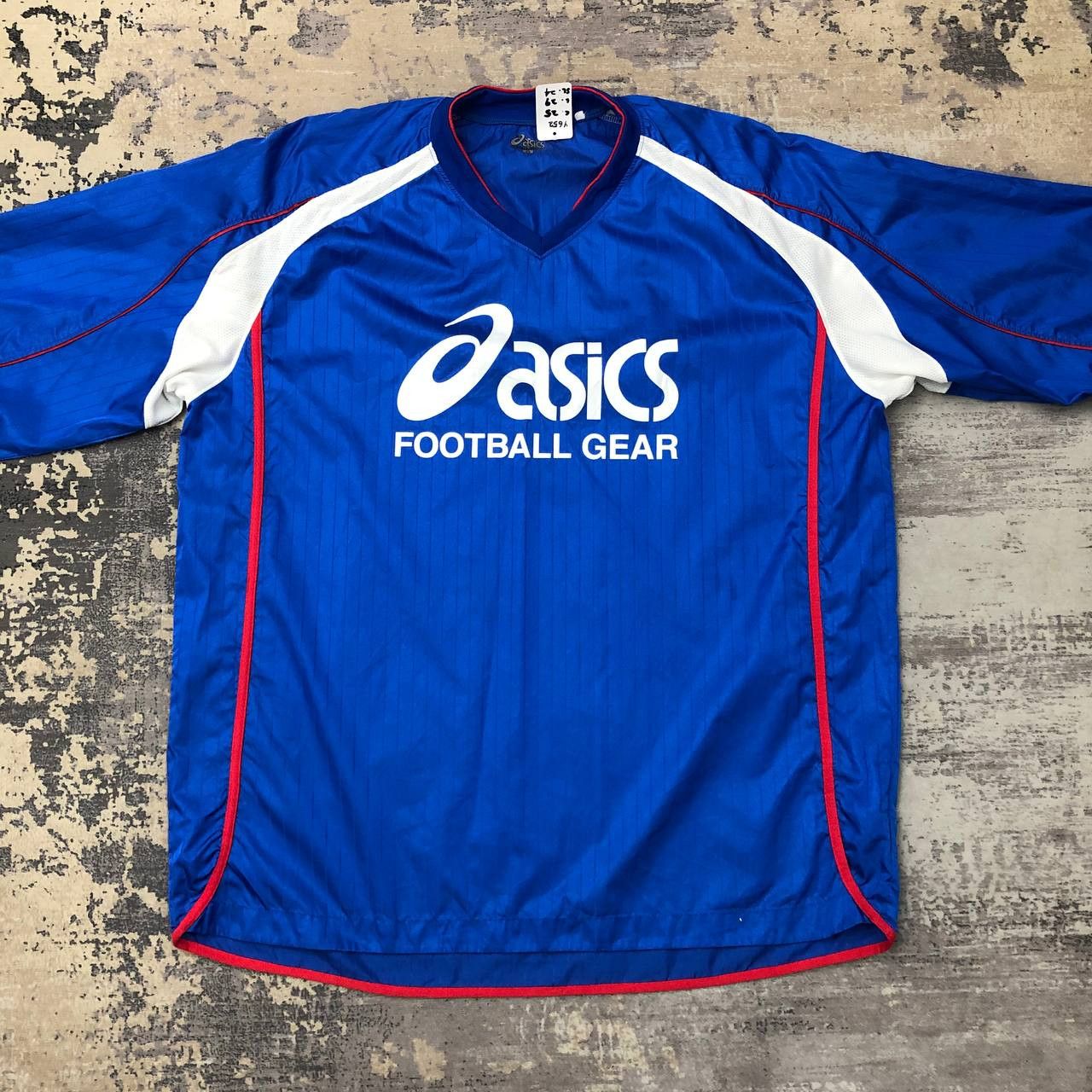 Asics Y652 ASICS FOOTBALL GEAR PULLOVER NYLON SWEATER Size US XL / EU 56 / 4 - 1 Thumbnail