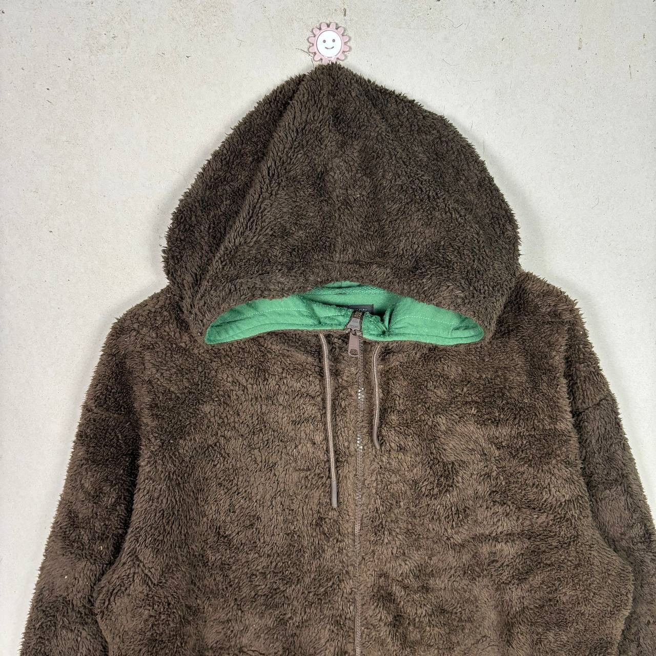 Tete Homme Tete Homme Archival Brown Plush Fuzzy Zip Fleece Hoodie M Size US M / EU 48-50 / 2 - 3 Thumbnail