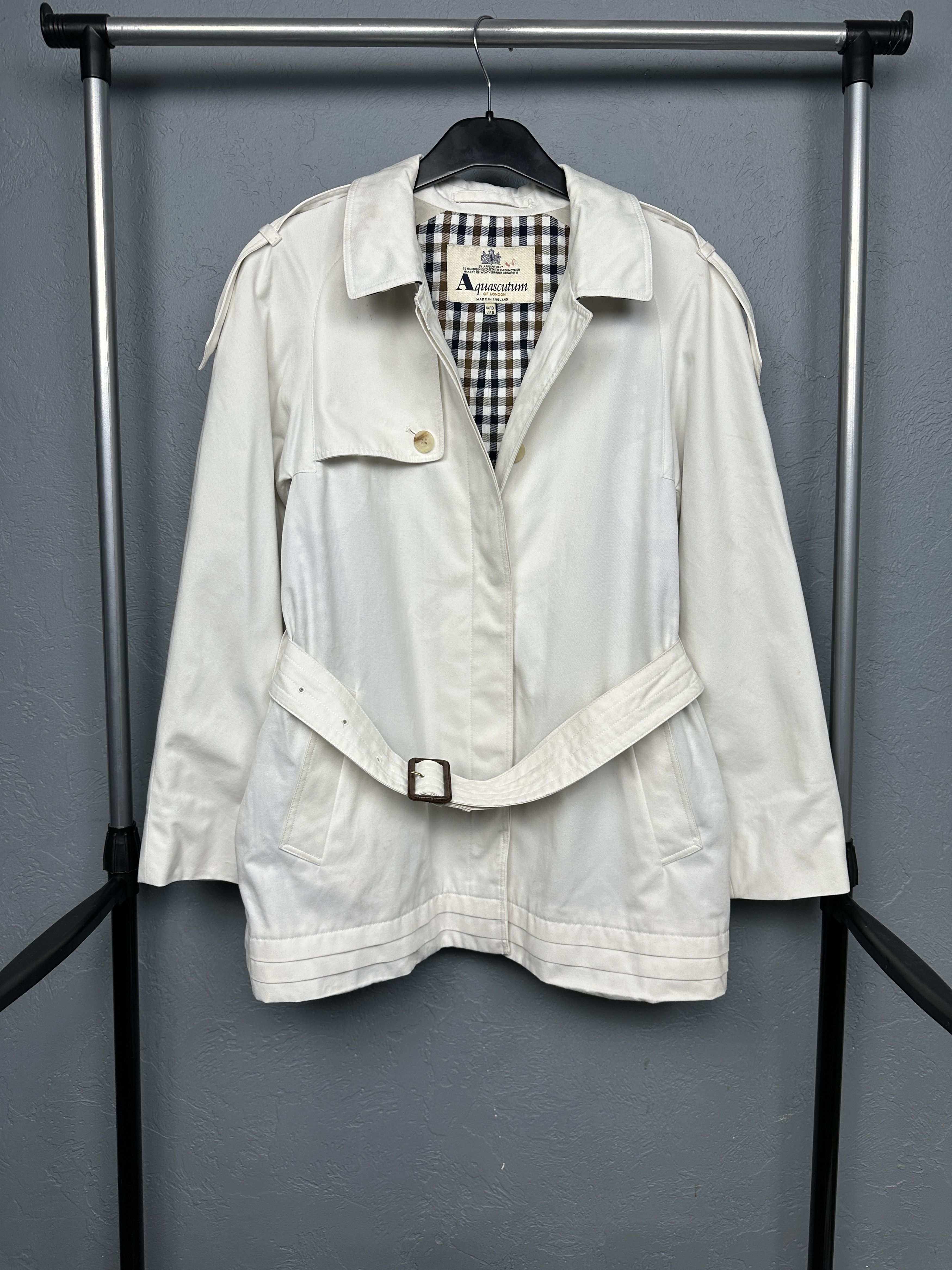 Aquascutum Aquascutum Womens Trench Coat Jacket Size M / US 6-8 / IT 42-44 - 1 Thumbnail