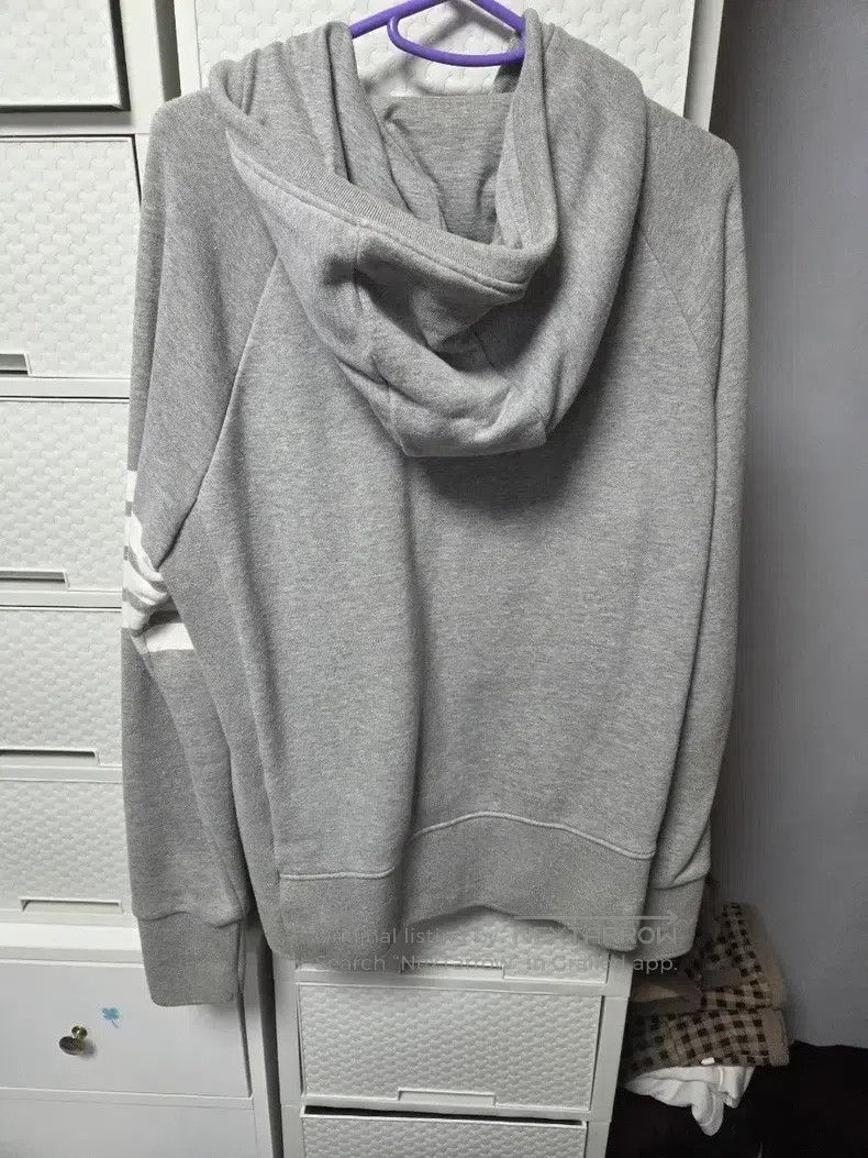 Thom Browne Thom Browne Three-stripe hooded zip-up sweatshirt Size US L / EU 52-54 / 3 - 4 Thumbnail
