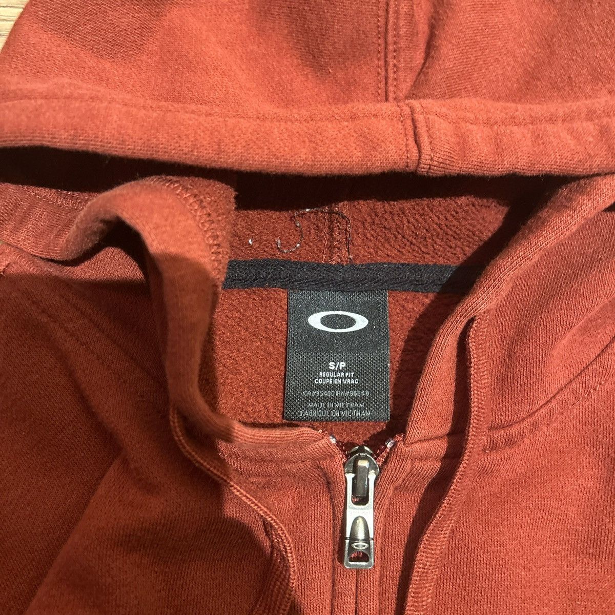 Oakley Oakley Dark Red Graphic Hoodie szS Size US S / EU 44-46 / 1 - 5 Thumbnail