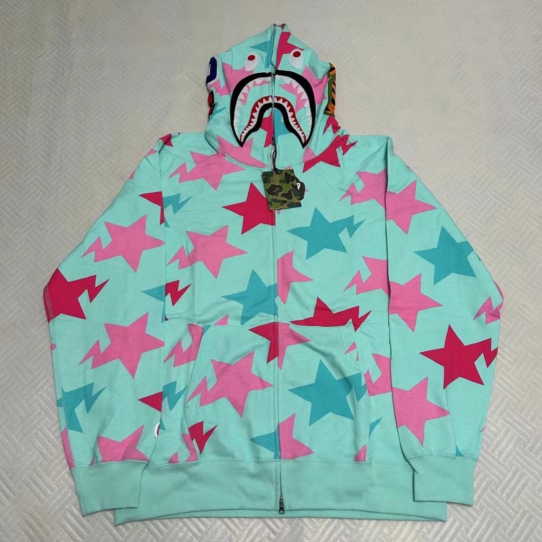 Bape BAPE MIAMI SHARK FULL ZIP HOODIE Size US XXL / EU 58 / 5 - 1 Thumbnail