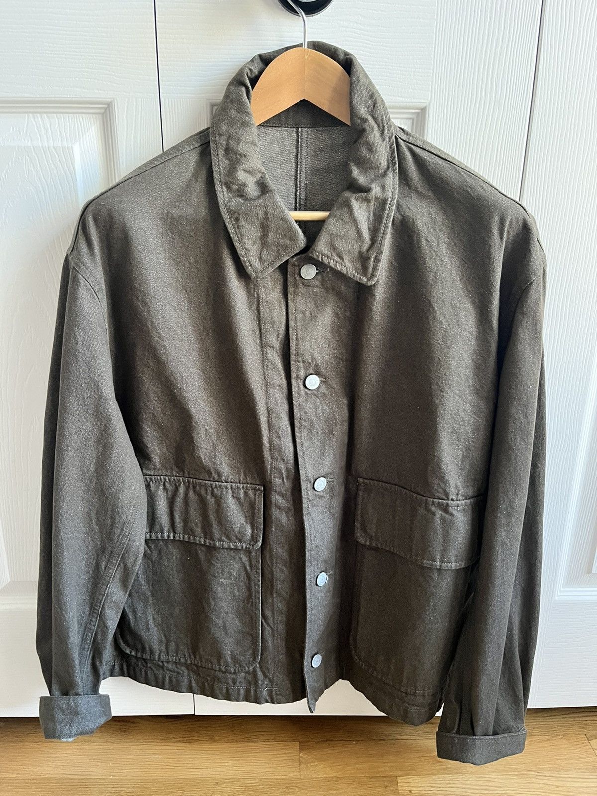 James Coward REPLICA JACKET - BROWN ROPE DYED 13.5 OZ DENIM Size US XL / EU 56 / 4 - 1 Thumbnail