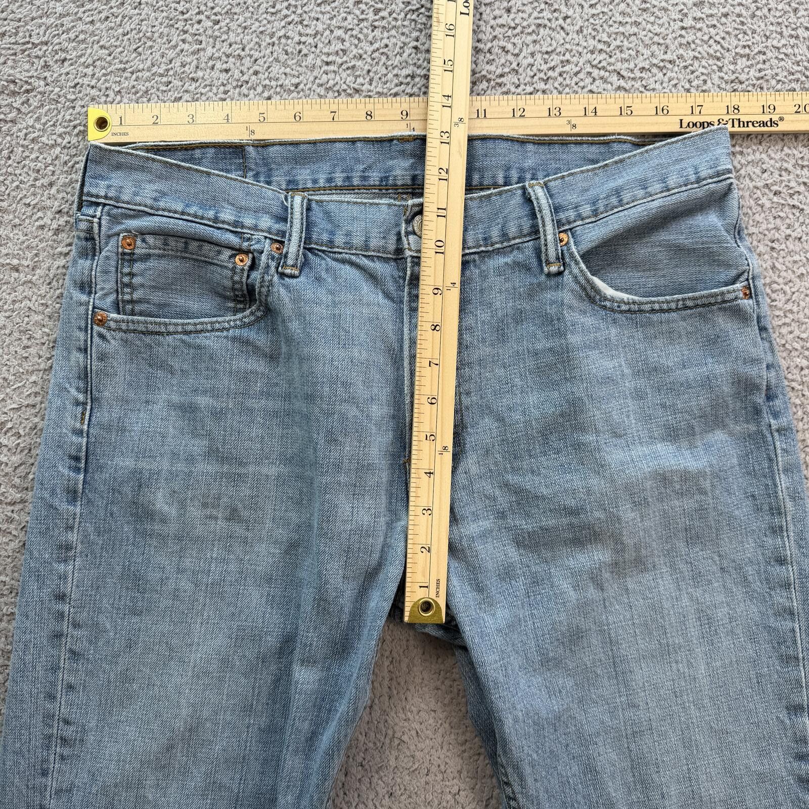 Levi's Levis 527 Bootcut Jeans Men 38x29 Light Wash Y2K Slim Size US 38 / EU 54 - 3 Thumbnail