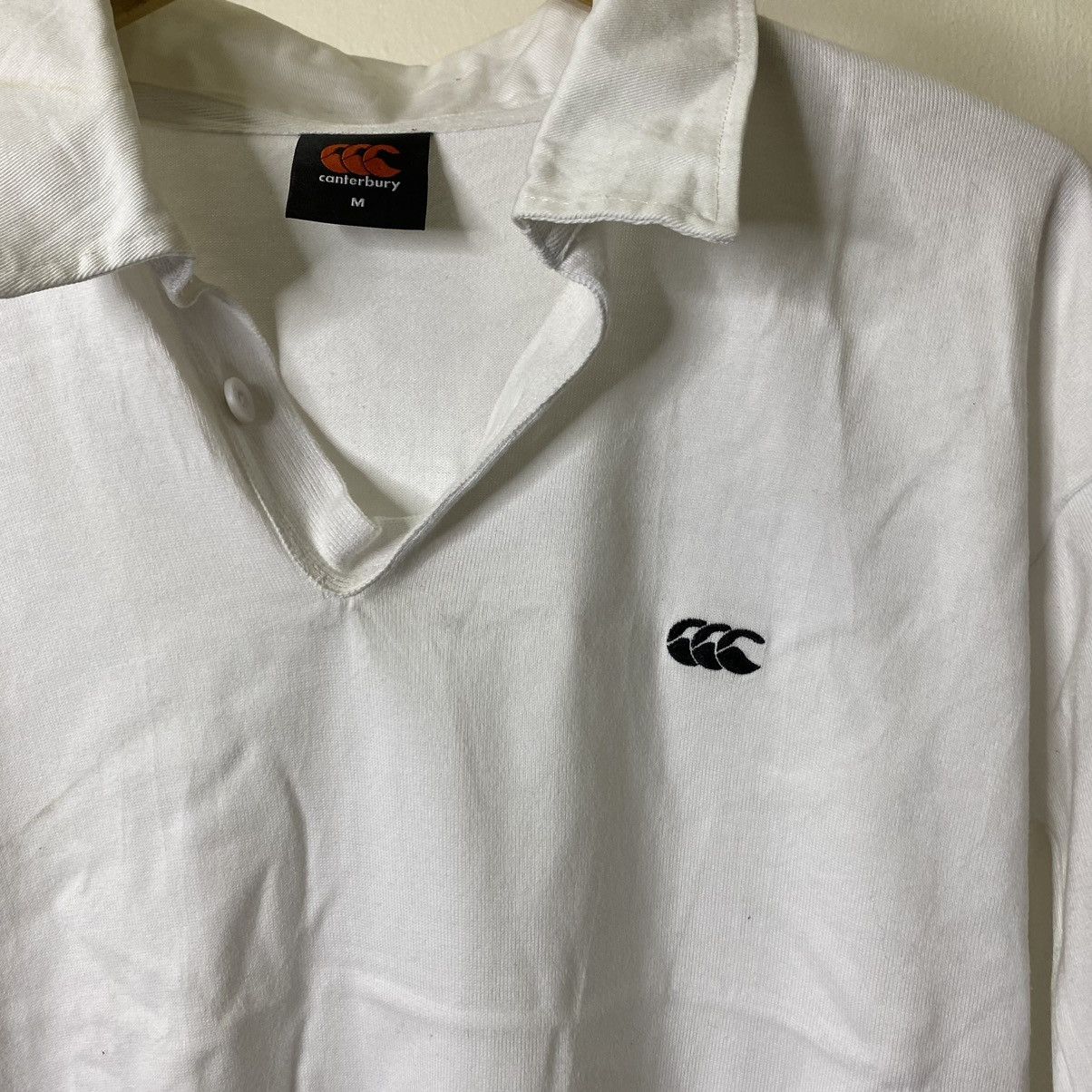 Canterbury of New Zealand × Vintage Vintage Canterbury 3QR Polo Rugby Shirt Size US M / EU 48-50 / 2 - 2 Thumbnail