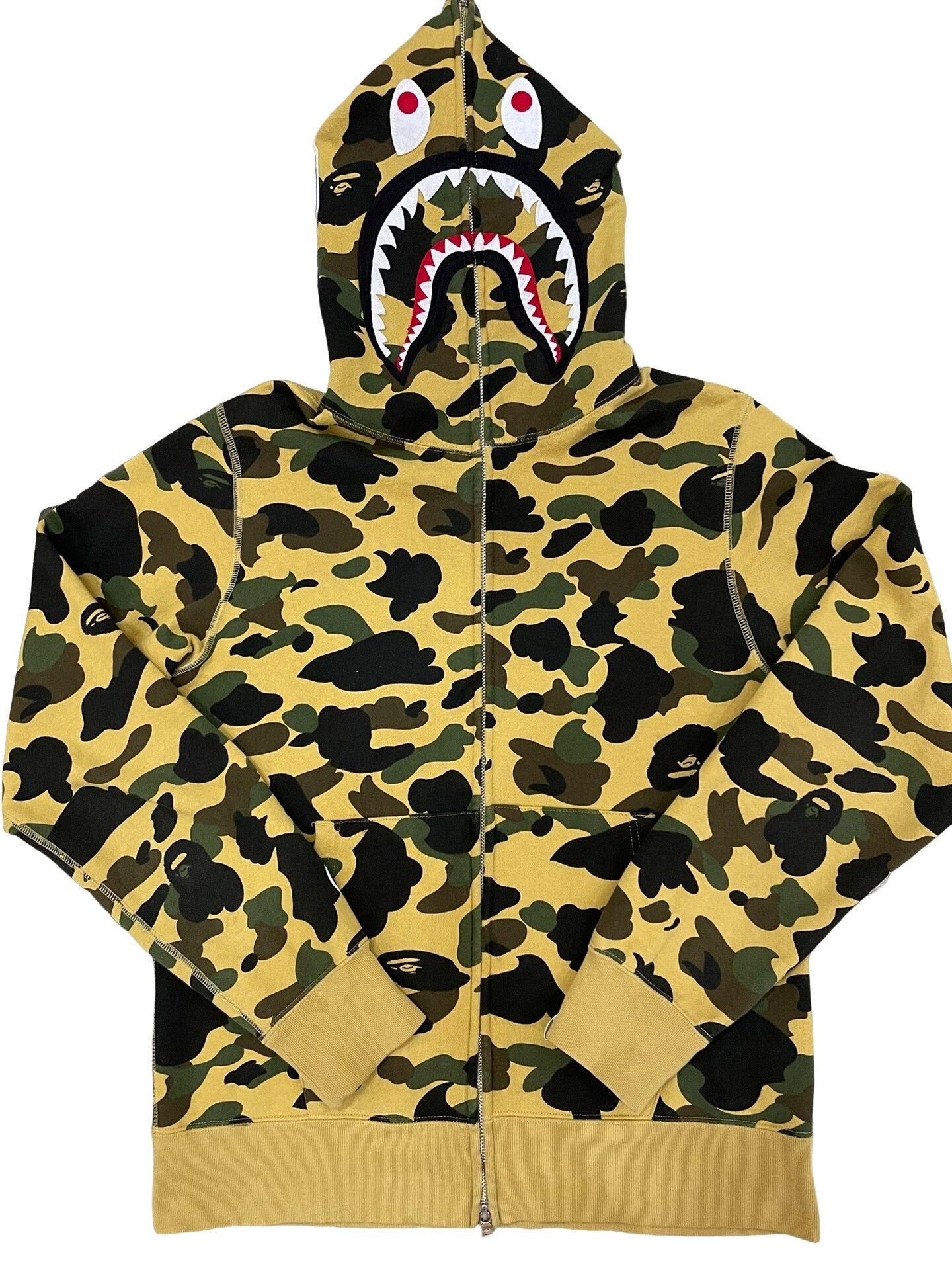 Bape Bape Camo Shark Full Zip Hoodie Size L Size US L / EU 52-54 / 3 - 1 Thumbnail
