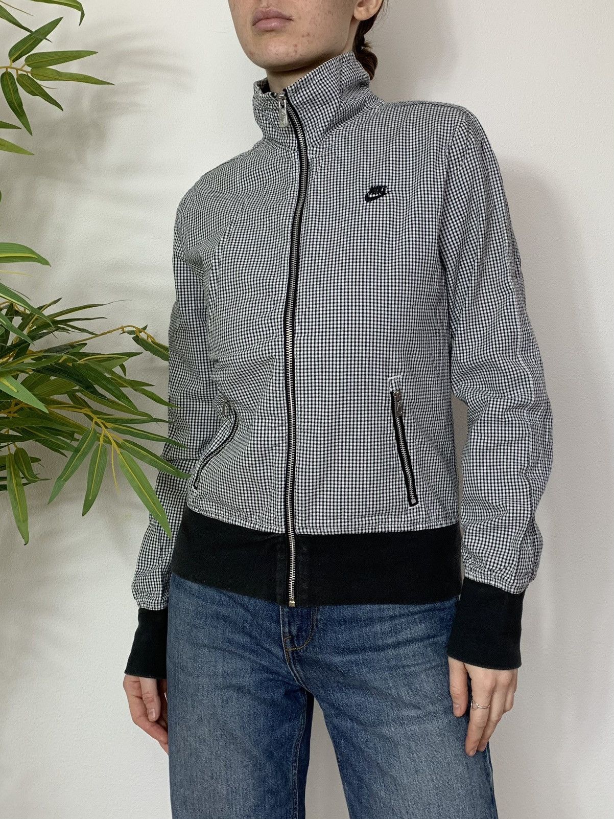Nike VINTAGE NIKE 2000s CHECKERED JACKET Size S / US 4 / IT 40 - 2 Thumbnail