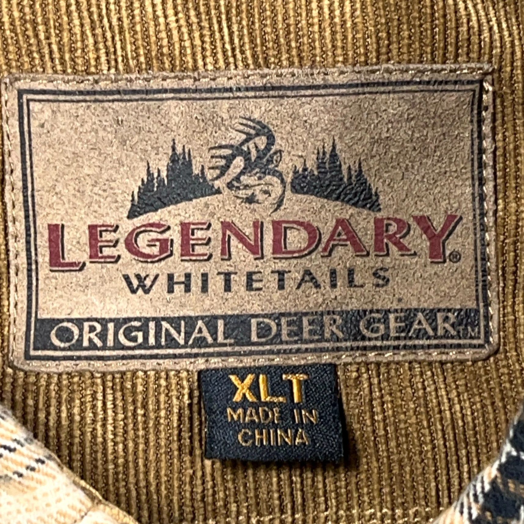 Vintage Legendary Whitetails Flannel Shirt Men XLT Brown Black Plaid Button Up Camp Ski Shirt Size US XL / EU 56 / 4 - 3 Thumbnail