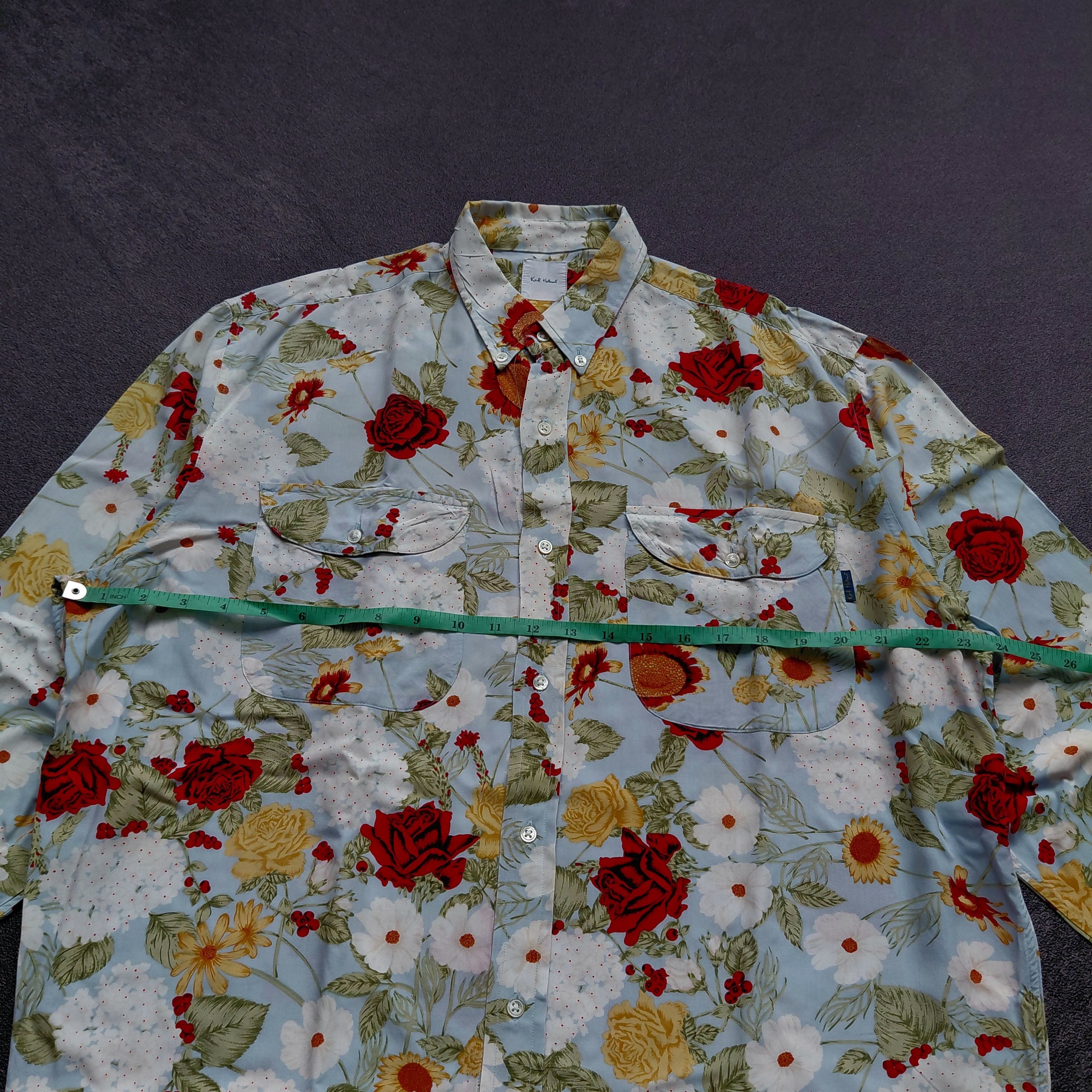 Karl Helmut Karl Helmut Flower Shirt Size US L / EU 52-54 / 3 - 10 Thumbnail