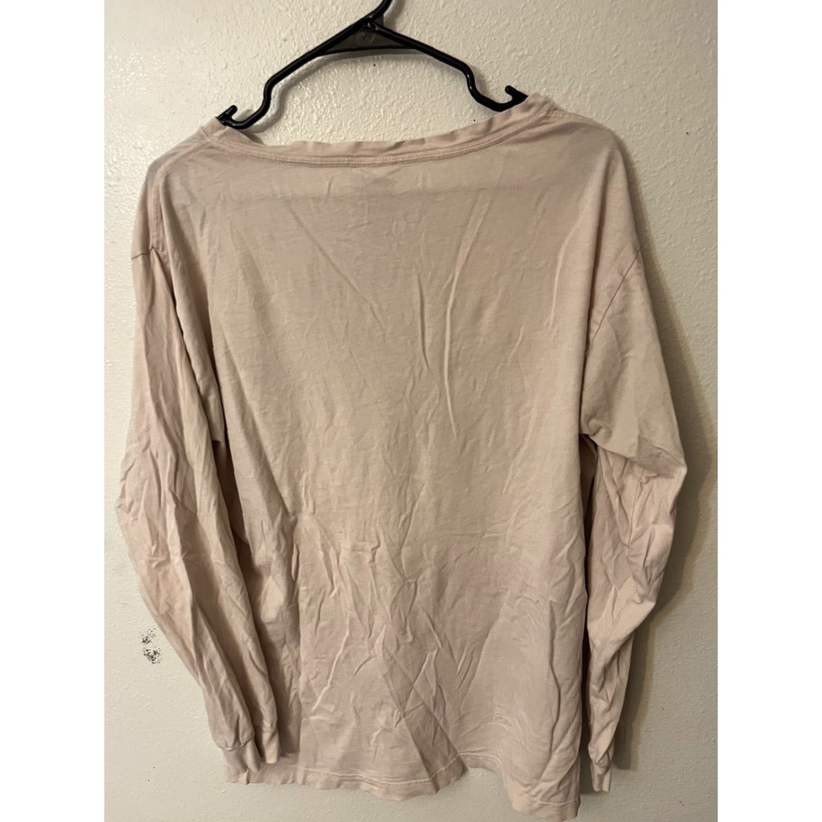 Victoria's Secret Vintage Victoria's Secret Pink T-Shirt Womens M Pullover Long Sleeve V-Neck Cotton Casual Size M / US 6-8 / IT 42-44 - 2 Thumbnail