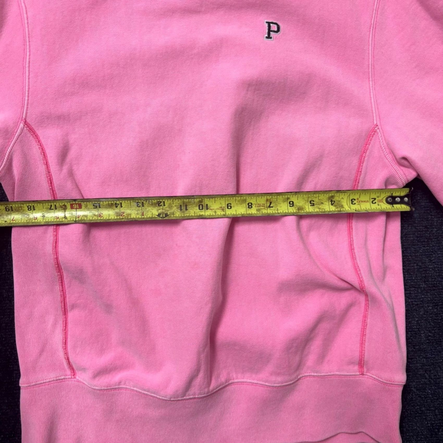 Pinko PINK Victoria's Secret Sweatshirt Women M Pink Heavy Weight Crewneck Fleece Pullover Logo Embroidered All Seasons 90s Style? Size M / US 6-8 / IT 42-44 - 4 Thumbnail