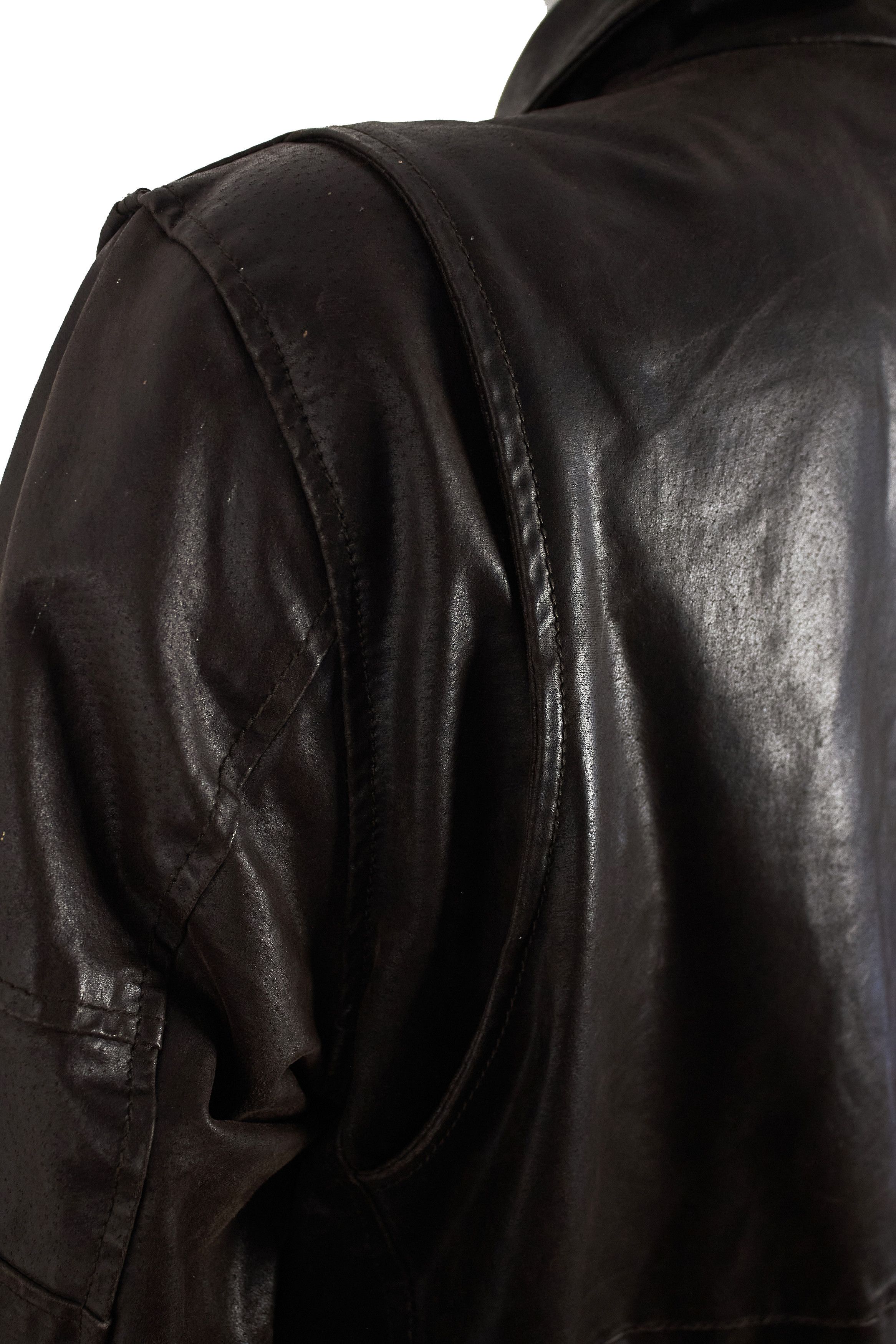 Vintage Vintage 90s men's flight A2 leather bomber jacket Size US M / EU 48-50 / 2 - 14 Thumbnail