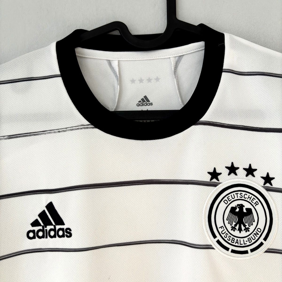 Adidas 2019 2020 Germany National Adidas Home Kit Soccer Jersey Tee Size US M / EU 48-50 / 2 - 4 Thumbnail