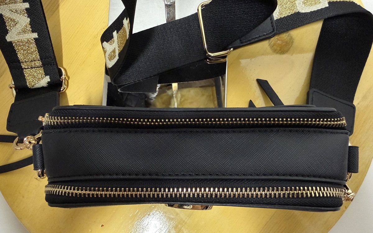 Marc Jacobs Marc Jacobs Black Saffiano Leather Snapshot Camera Bag Size ONE SIZE - 7 Thumbnail