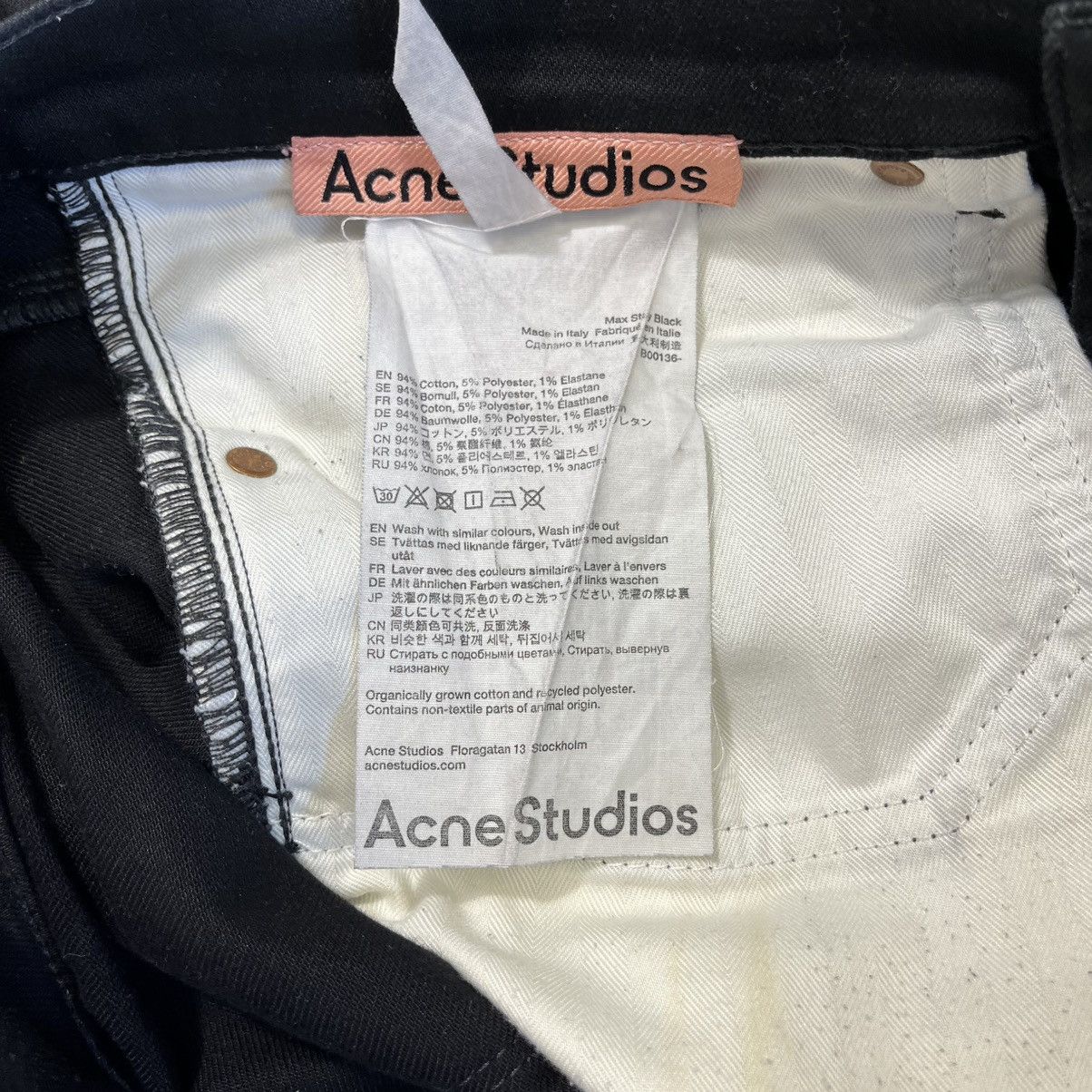 Acne Studios Acne Studios black denim jeans Size US 32 / EU 48 - 6 Thumbnail