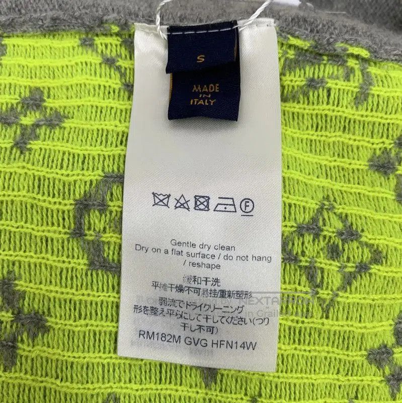 Louis Vuitton Louis Vuitton Gray Cashmere Knit Sweater for Men . Size US S / EU 44-46 / 1 - 6 Thumbnail