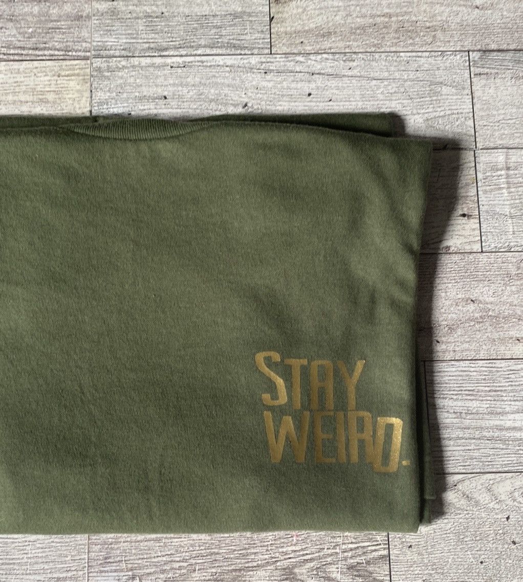 Other “Stay Weird”, Olive Green, Custom, Casual Crew Neck Tee Size US S / EU 44-46 / 1 - 15 Thumbnail