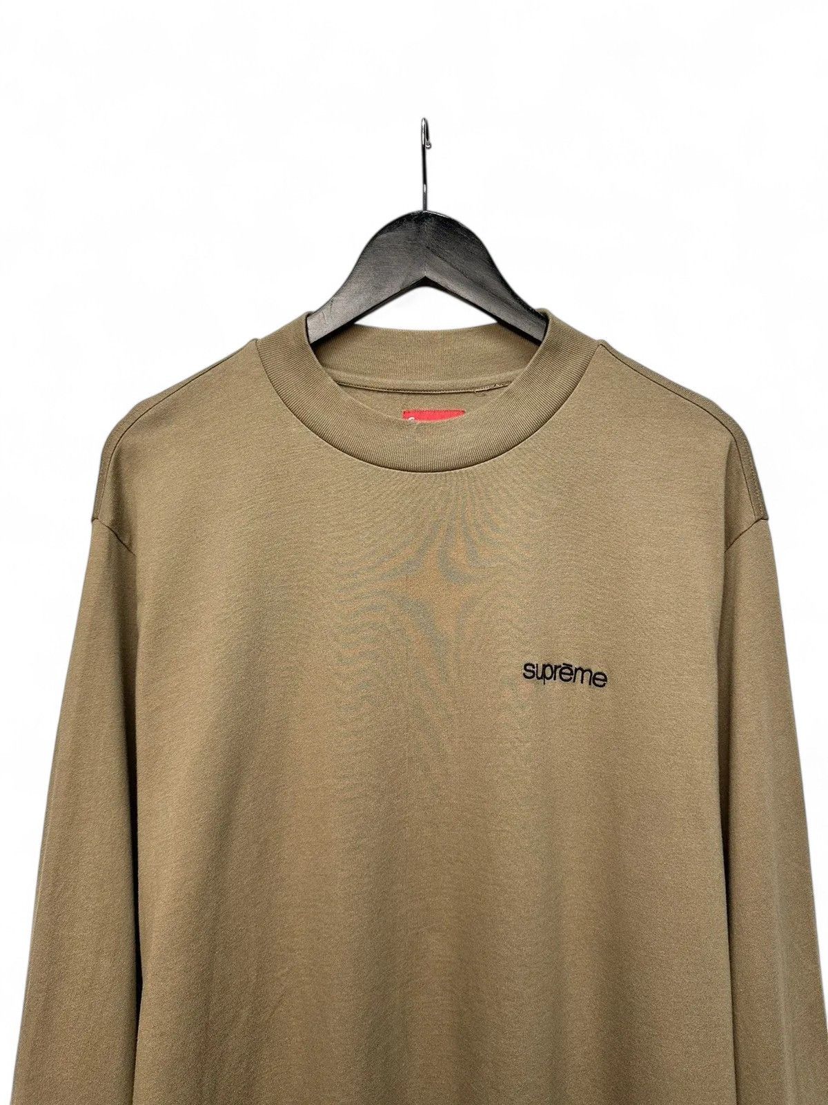Supreme Minimal Supreme Brown Longsleeve Streetwear Small Logo Size US M / EU 48-50 / 2 - 3 Thumbnail
