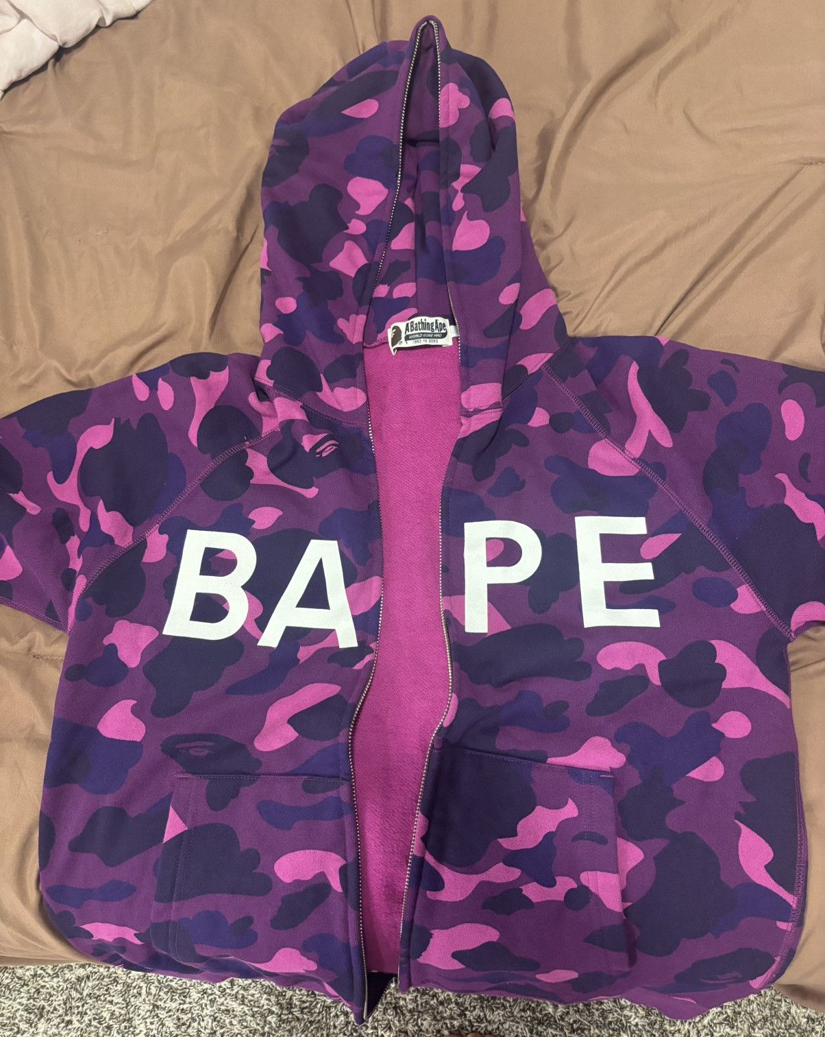 Bape Purple Camo Bathing Ape Jacket Size US M / EU 48-50 / 2 - 1 Thumbnail