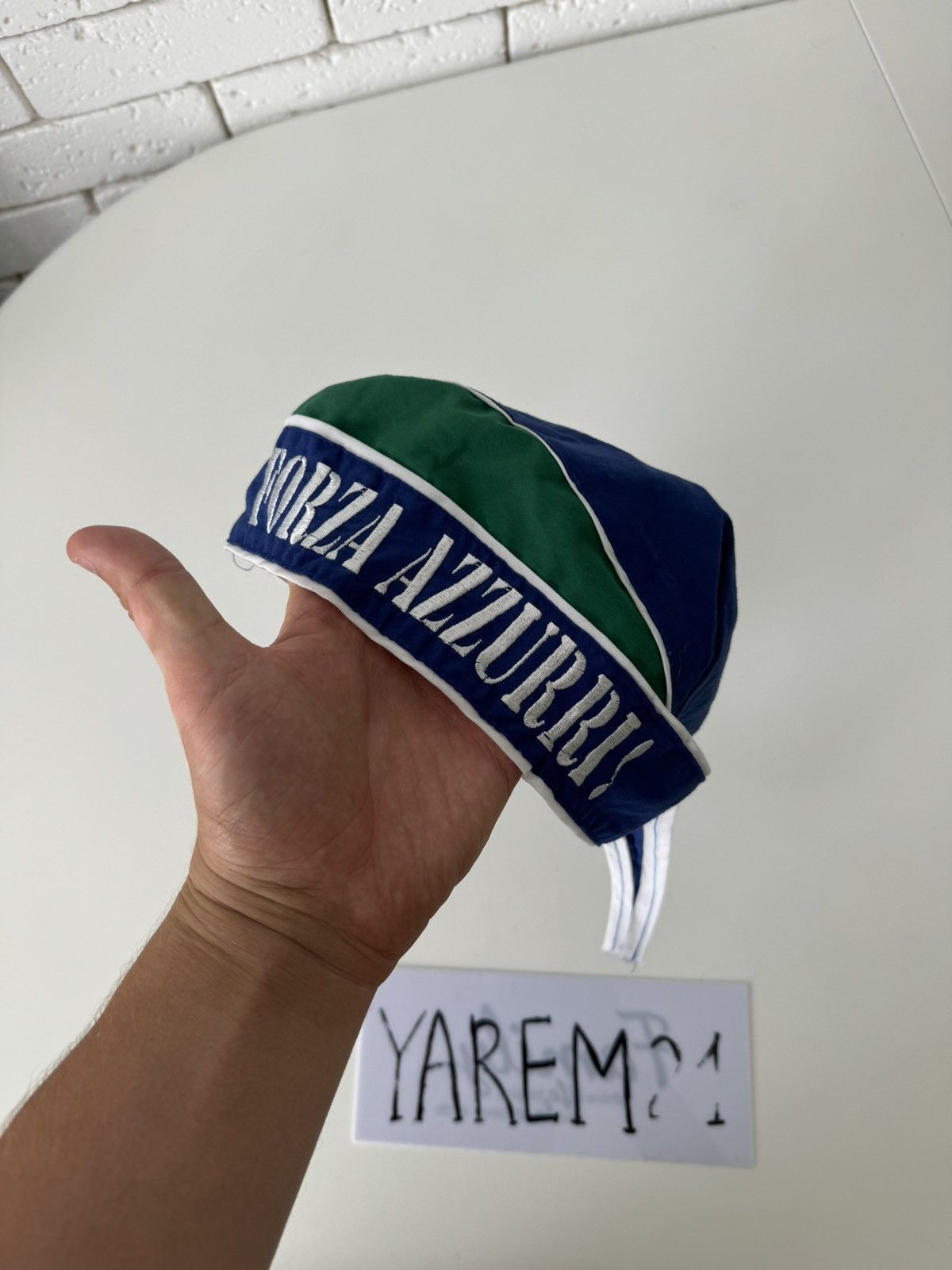 Vintage Forza Azzurri Italy vintage hat cap Size ONE SIZE - 3 Thumbnail