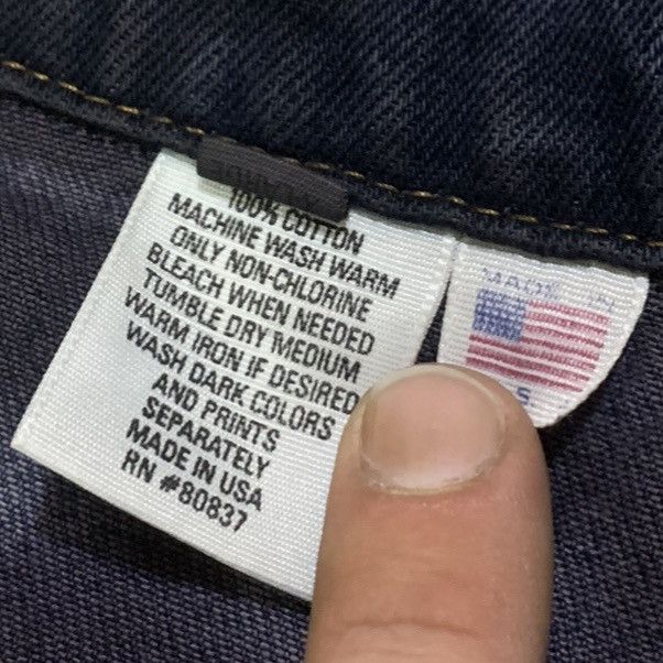 Vintage Land & Sky Custom Denim Jacket (Bleached + Dyed) Size US XL / EU 56 / 4 - 7 Thumbnail