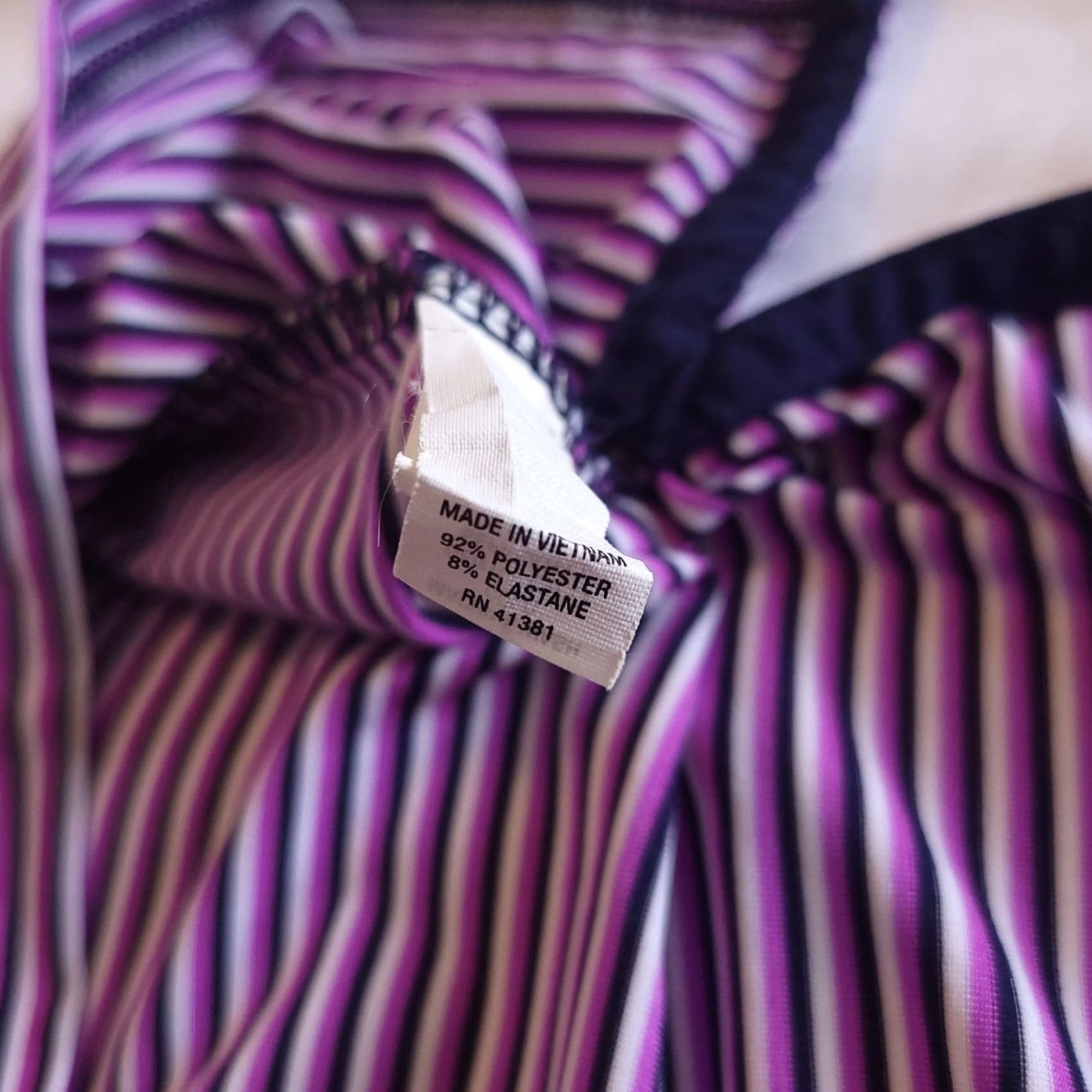 Ralph Lauren VINTAGE RLX Ralph Lauren Polo Shirt Mens Large Striped Sharkstooth Golf Performance Size US L / EU 52-54 / 3 - 6 Thumbnail