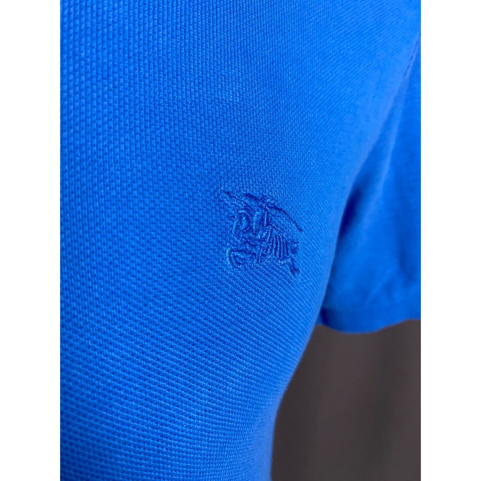 Burberry Burberry Nova Check Collar Small Logo Men's Blue Polo T-Shir Size US L / EU 52-54 / 3 - 9 Thumbnail