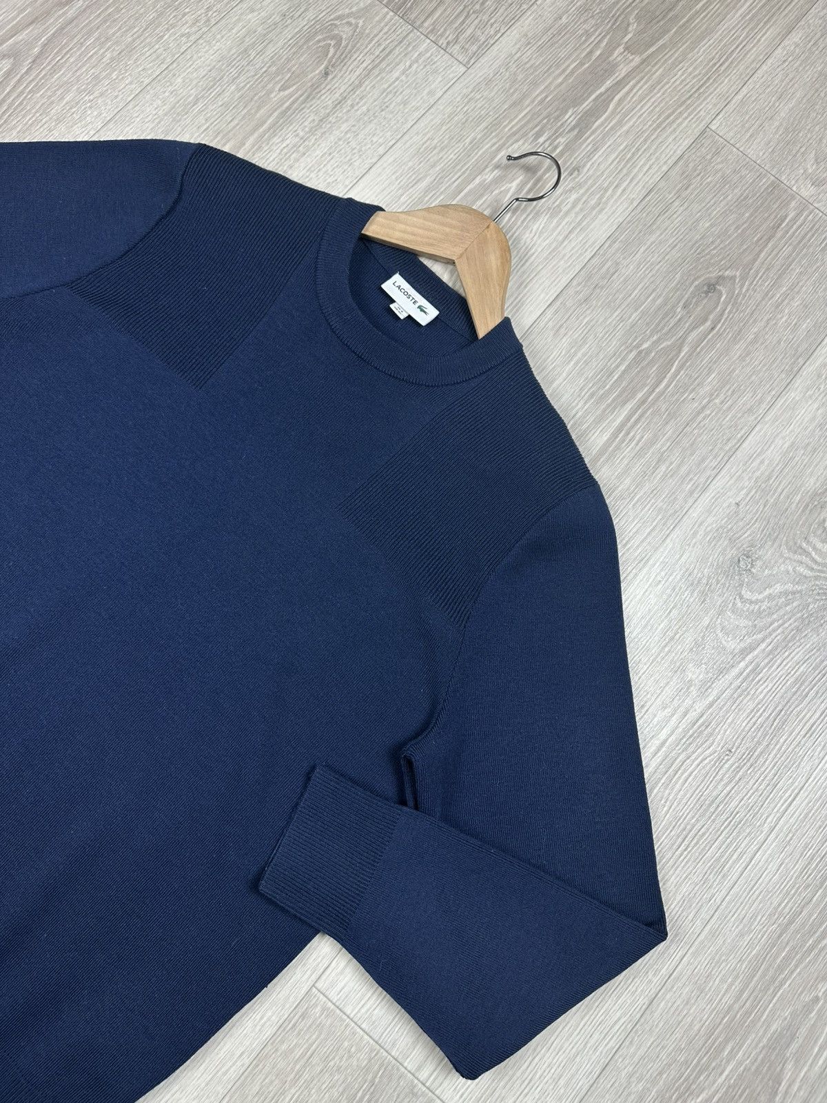 Lacoste Lacoste Wool Sweater Blue Size XL Size US XL / EU 56 / 4 - 2 Thumbnail