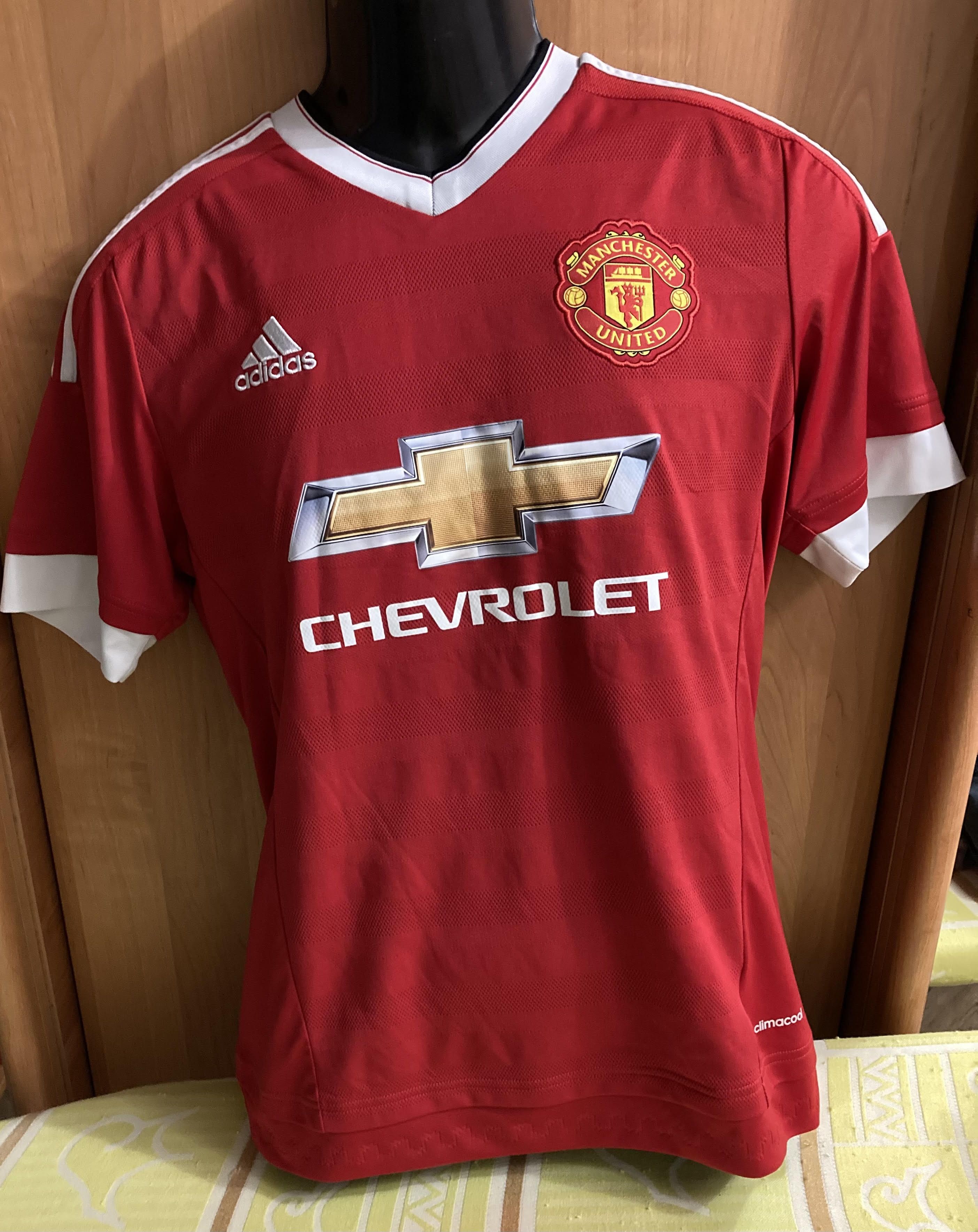 Adidas Adidas Manchester United Authentic Home Jersey 2015/16 Size US M / EU 48-50 / 2 - 1 Thumbnail